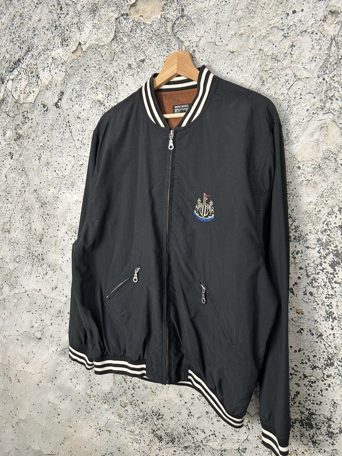 Vintage Vintage Newcastle United Bomber Jacket Soccer Football Size US M / EU 48-50 / 2 - 2 Thumbnail