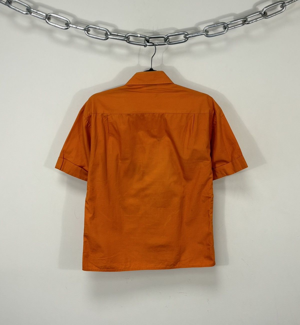 Dolce & Gabbana Vintage Dolce & Gabbana Orange Pocket Short Sleeve Shirt Size US M / EU 48-50 / 2 - 16 Thumbnail