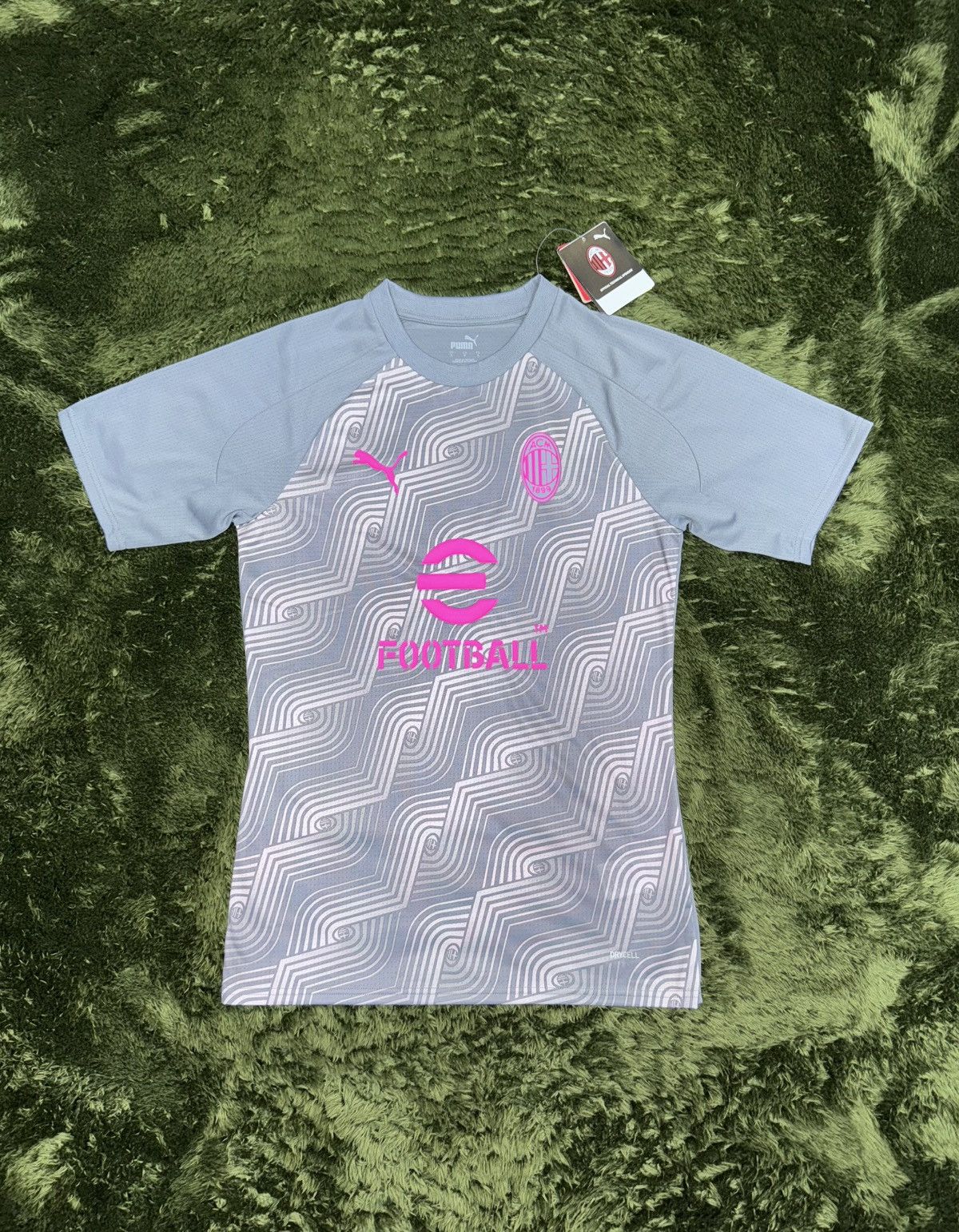 Designer × Puma [S] PUMA ACM AC MILAN 23-24 prematch jersey T-shirts gray Size US S / EU 44-46 / 1 - 1 Thumbnail