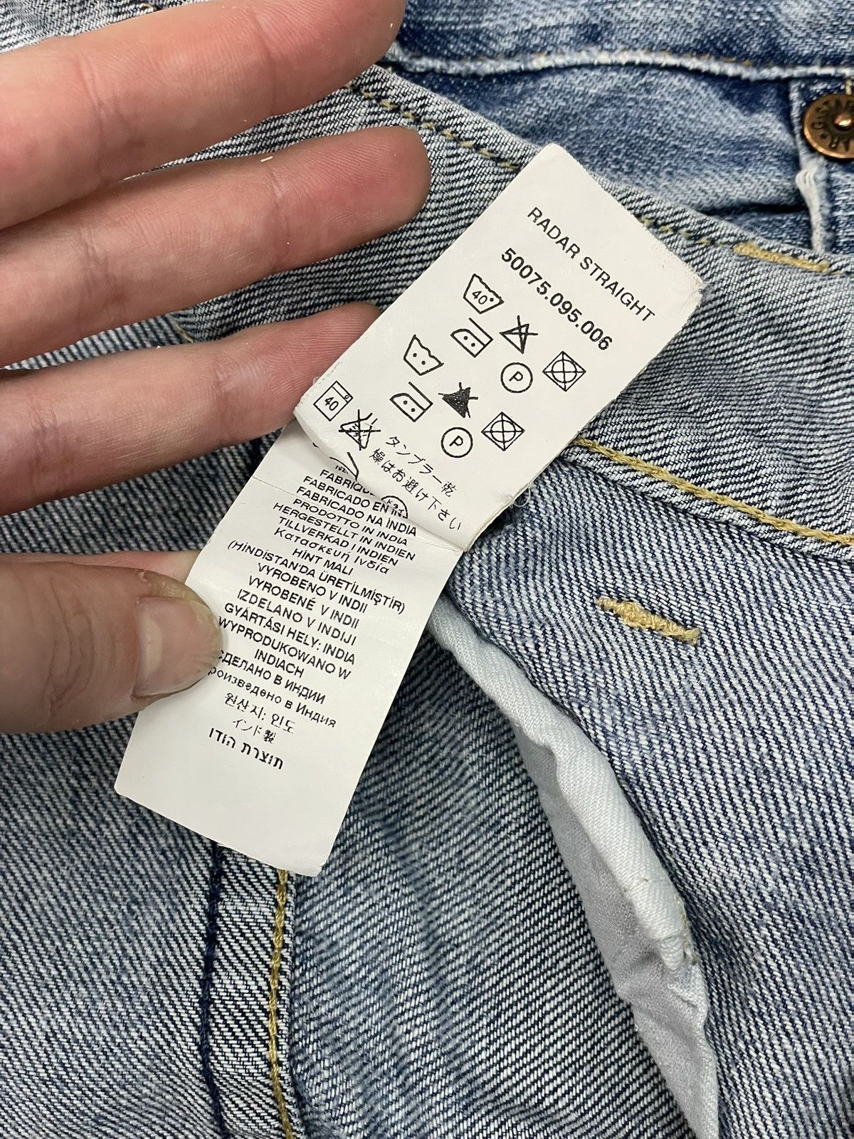 G-Star G-Star faded flared blue denim pants Y2K utility streetwear Size US 31 - 8 Thumbnail