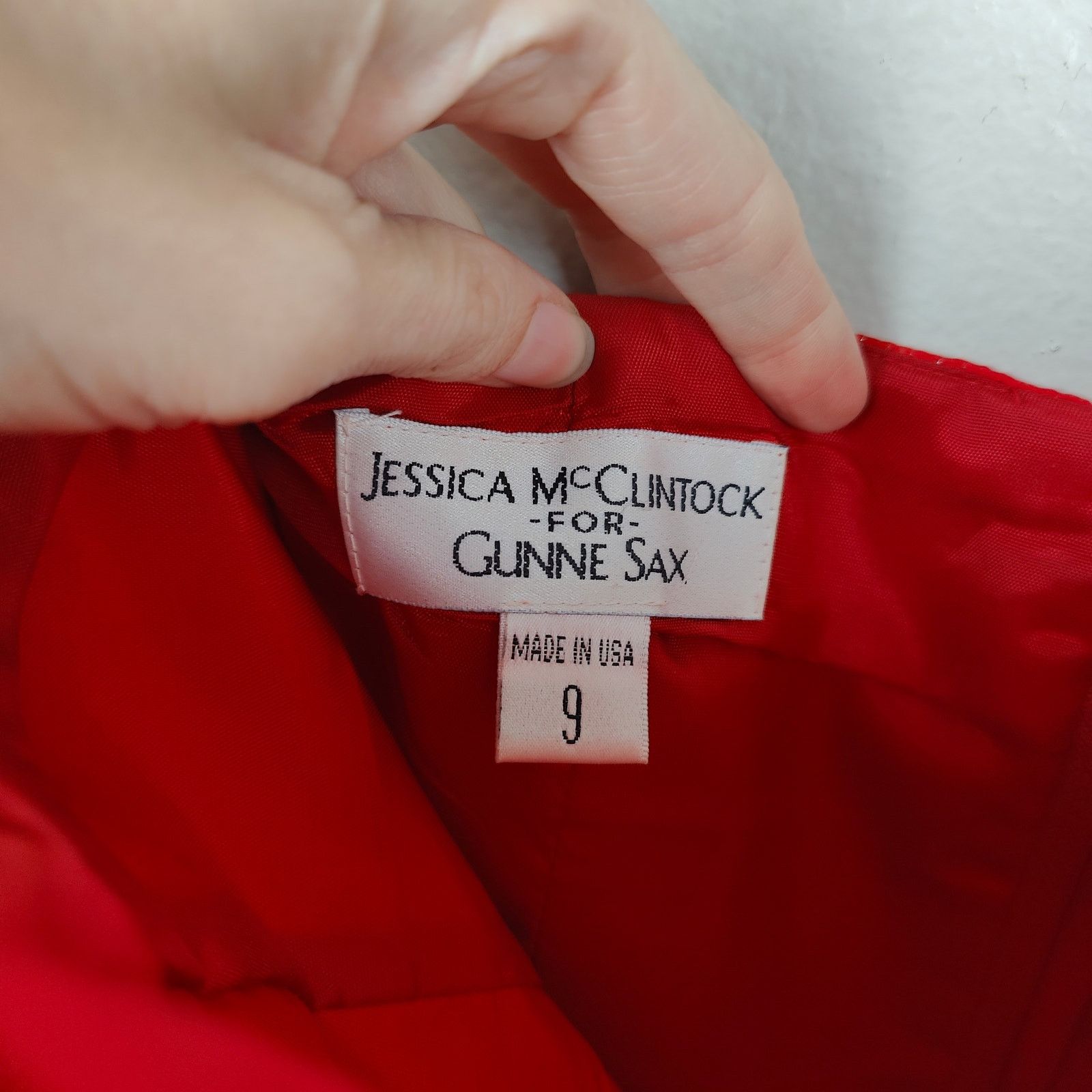 Other Vintage 90s Jessica McClintock for Gunne Sax Gown 8/9 Size M / US 6-8 / IT 42-44 - 4 Thumbnail