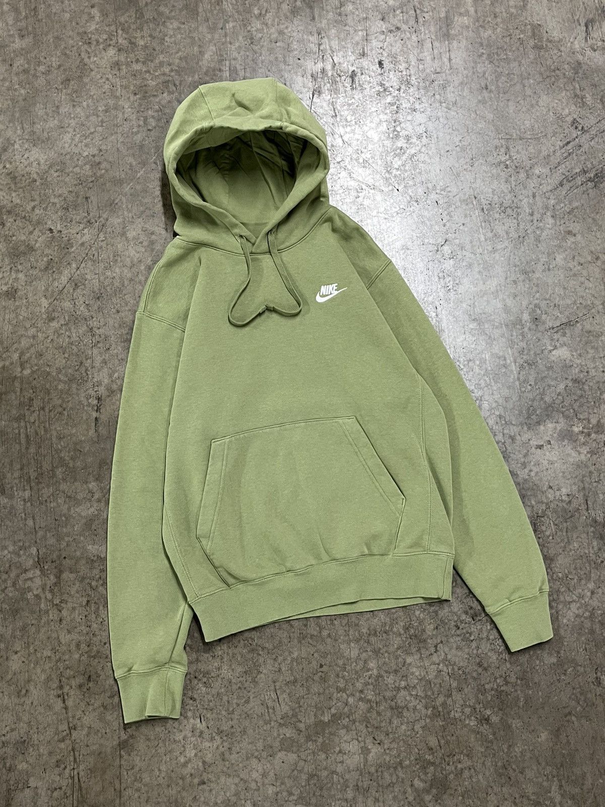 Nike × Vintage Nike vintage earth tone green essential hoodie streetwear Size US M / EU 48-50 / 2 - 3 Thumbnail