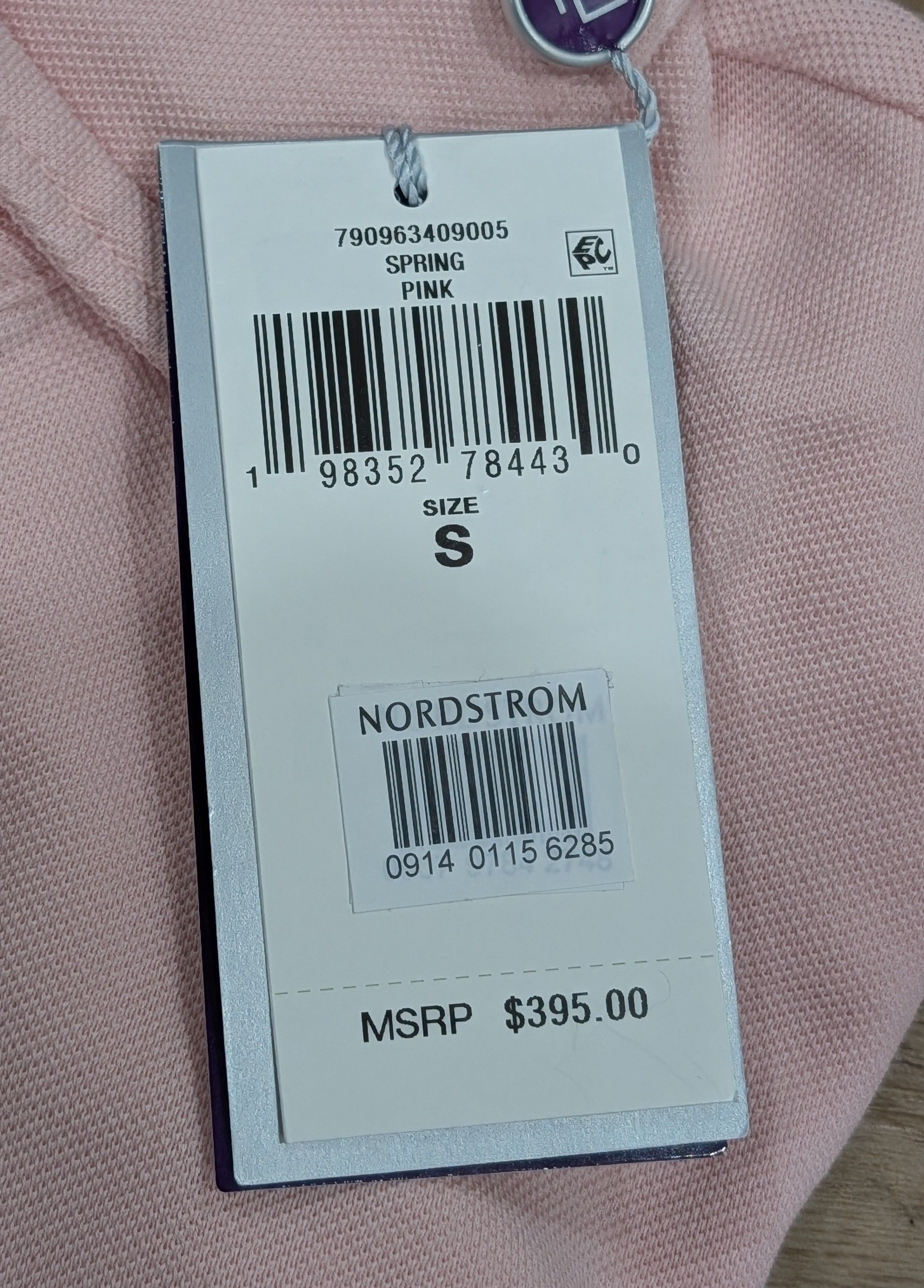 Ralph Lauren Purple Label RALPH LAUREN PURPLE LABEL Washed Pique Polo Shirt Pink Small Size US S / EU 44-46 / 1 - 7 Thumbnail