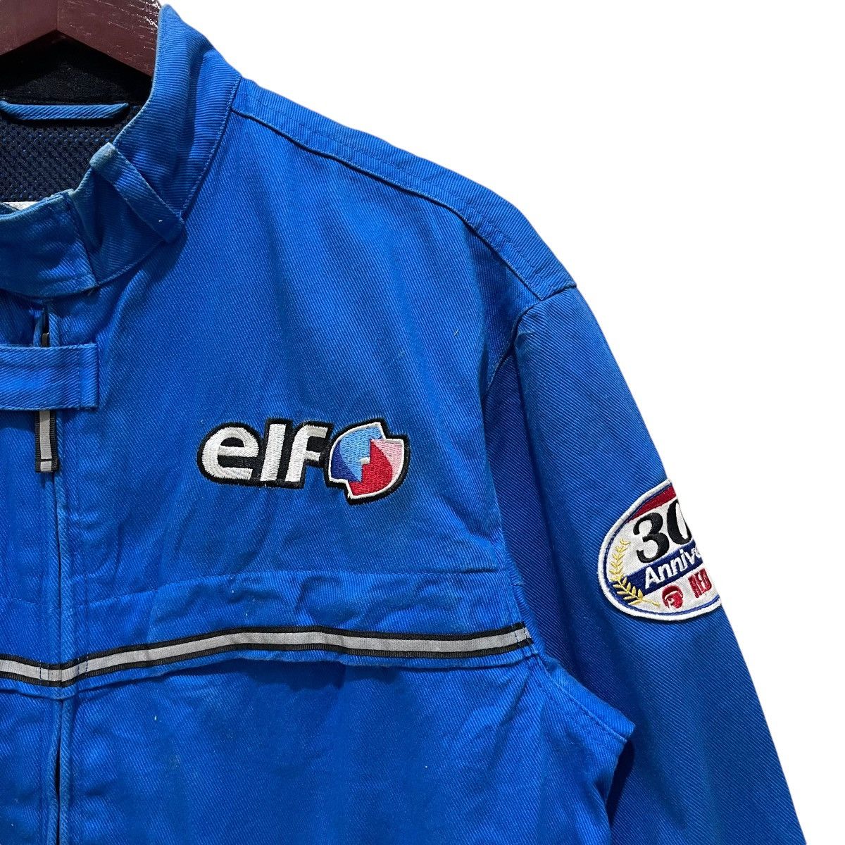 Japanese Brand × Vintage Vintage ELF 300 Anniversary Red Baron Motorcycle Jacket Size US M / EU 48-50 / 2 - 3 Thumbnail