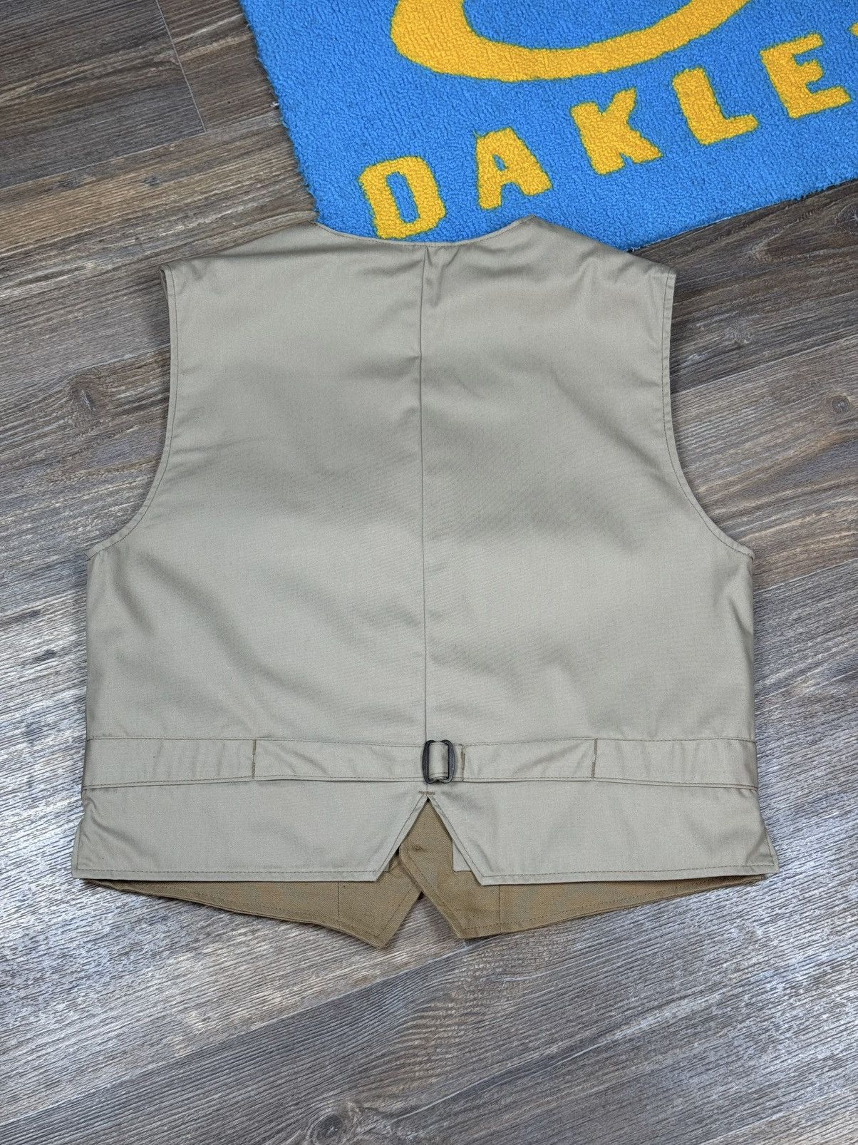 Le Laboureur × Vintage Vintage Le Laboureur Cotton Linen Button Up Work Belted Vest Size US L / EU 52-54 / 3 - 9 Thumbnail