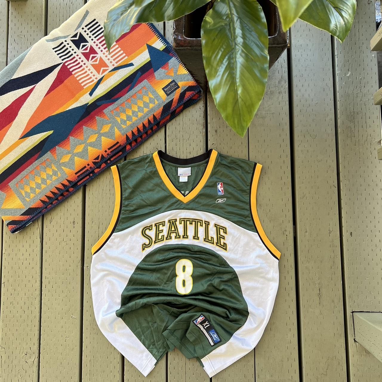 NBA VINTAGE SEATTLE SUPERSONICS JERSEY LUKE RIDNOUR Size XL Size US XL / EU 56 / 4 - 2 Thumbnail