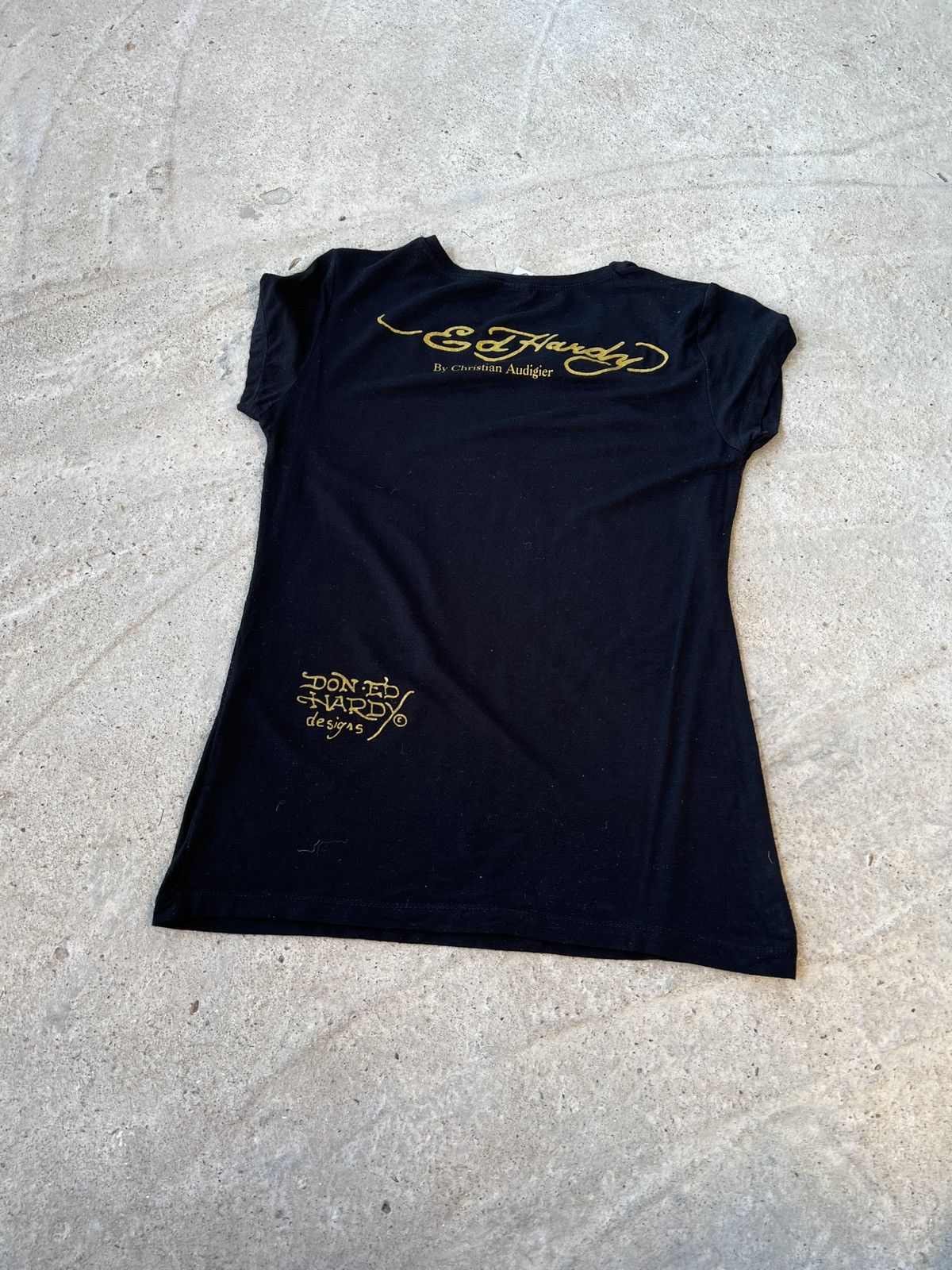 Christian Audigier Ed Hardy Tee Size XL / US 12-14 / IT 48-50 - 4 Thumbnail