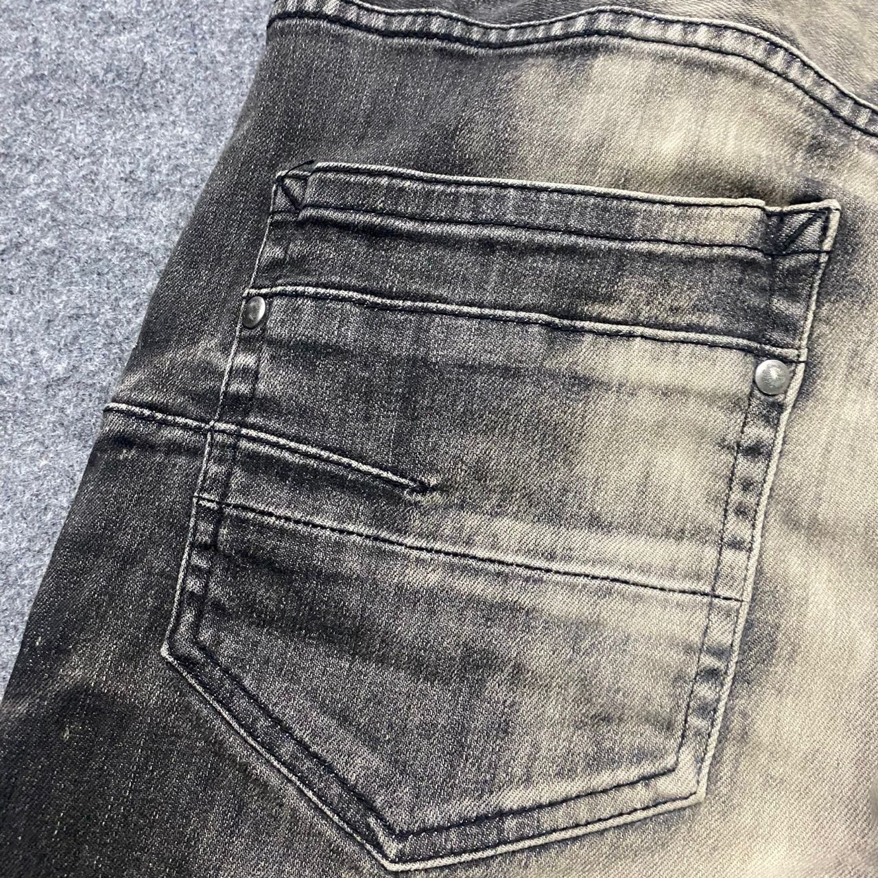 Tornado Mart 💥Best Offer💥Vintage Tornado Mart Distressed Denim Size US 35 - 12 Thumbnail