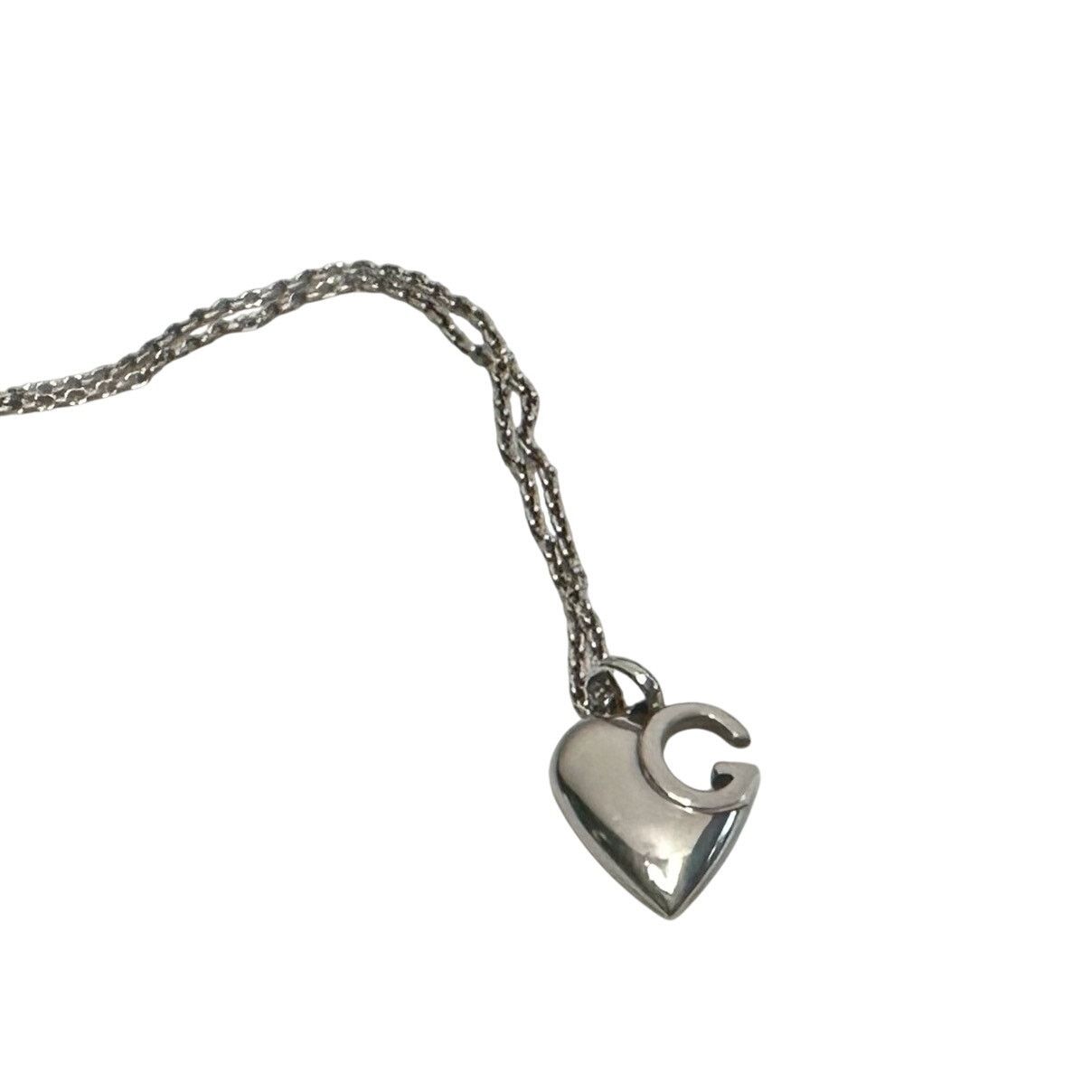 Gucci Gucci G Charlotte Heart in Solid Sterling Silver Size ONE SIZE - 3 Thumbnail
