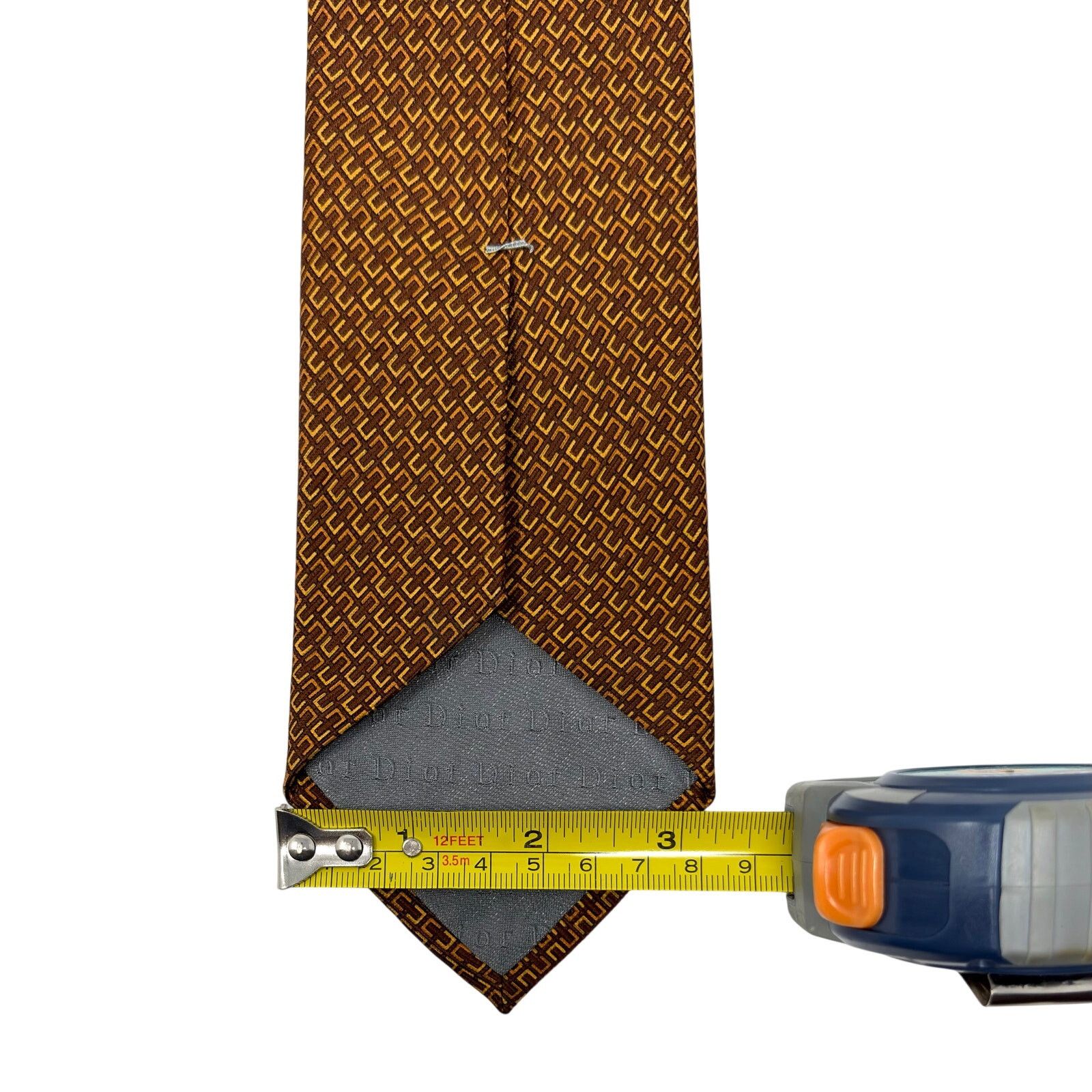 Christian Dior Monsieur Christian Dior Abstract Pattern Tie Size ONE SIZE - 8 Thumbnail