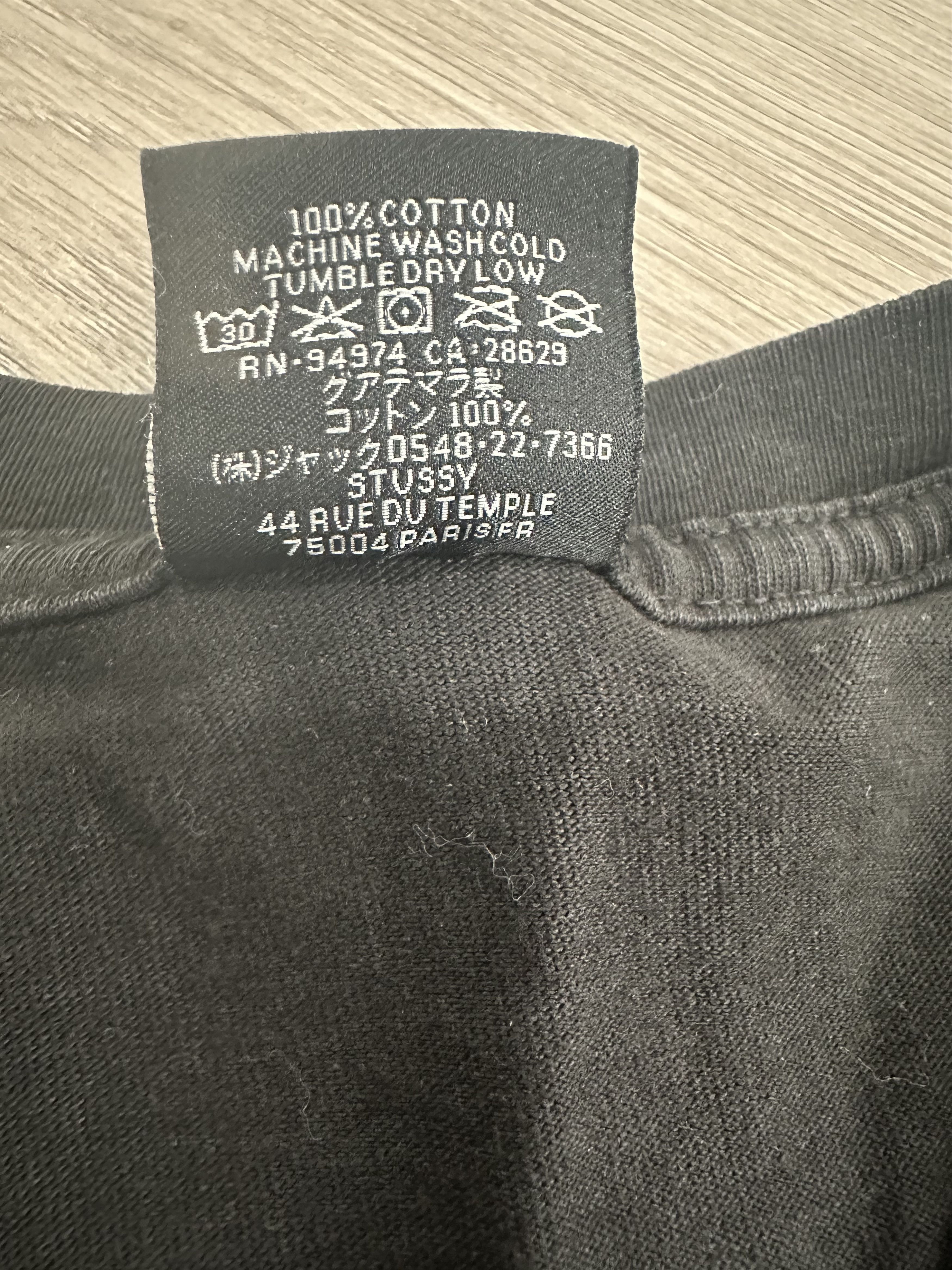 Stussy × Vintage Stussy International Black Tee Size US M / EU 48-50 / 2 - 4 Thumbnail