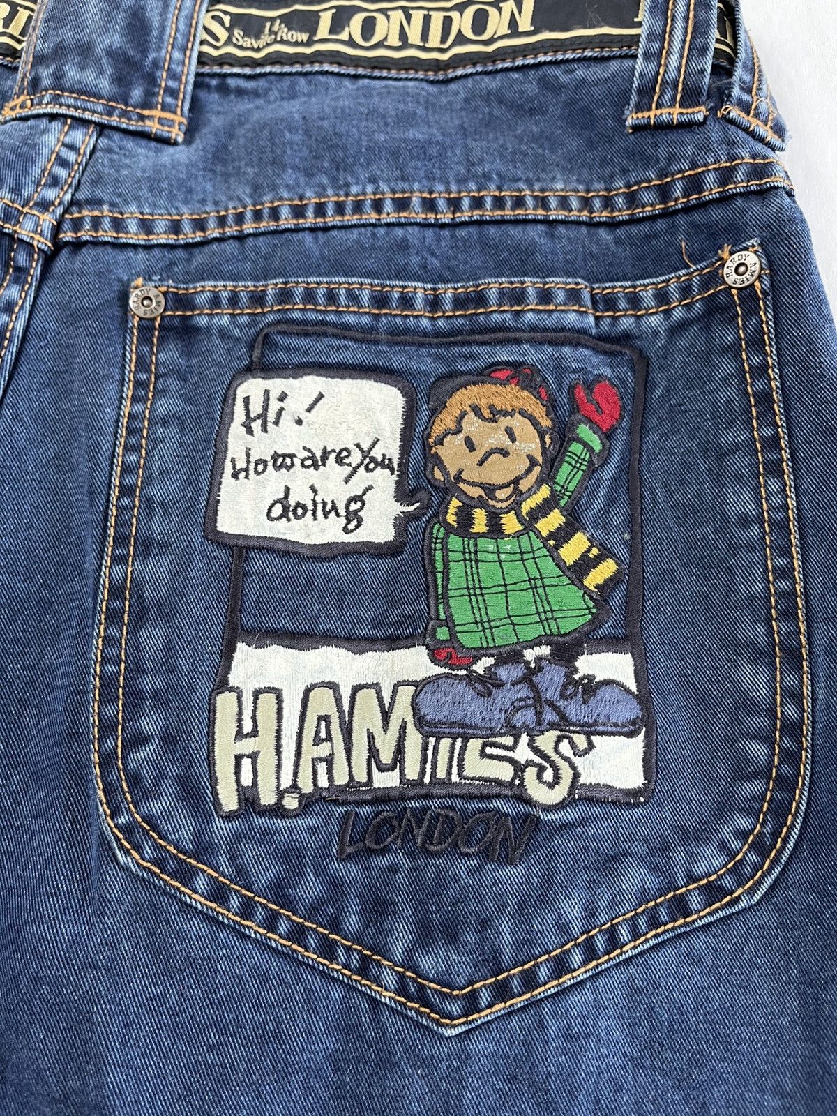 Hardy Amies Dark blue baggy jeans from hardy amies Size US 32 / EU 48 - 9 Thumbnail