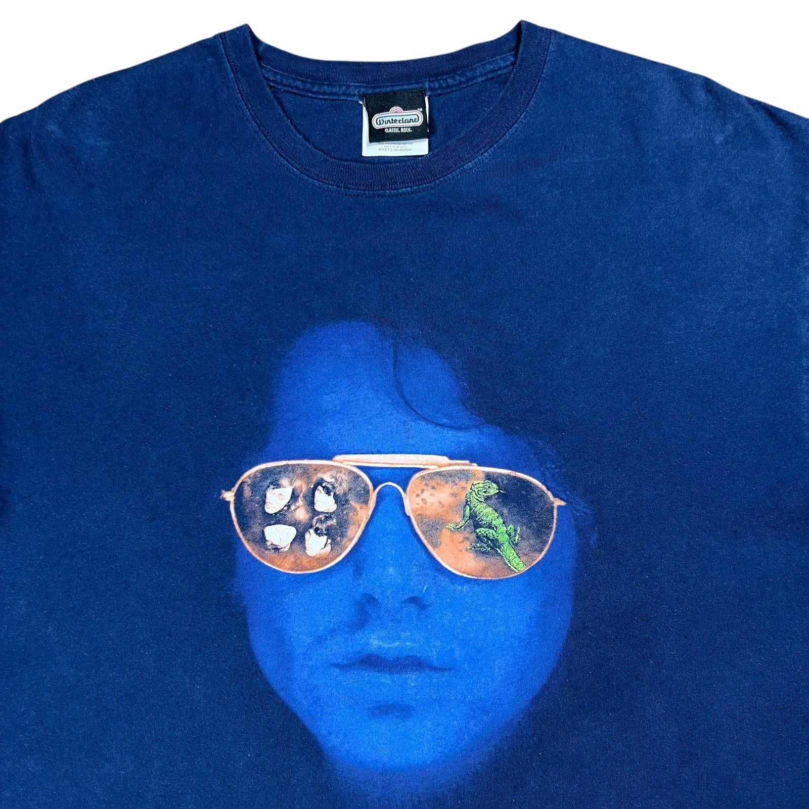 Band Tees × Vintage 1999 The Doors Jim Morrison I Am The Lizard King band tee Size US L / EU 52-54 / 3 - 2 Thumbnail