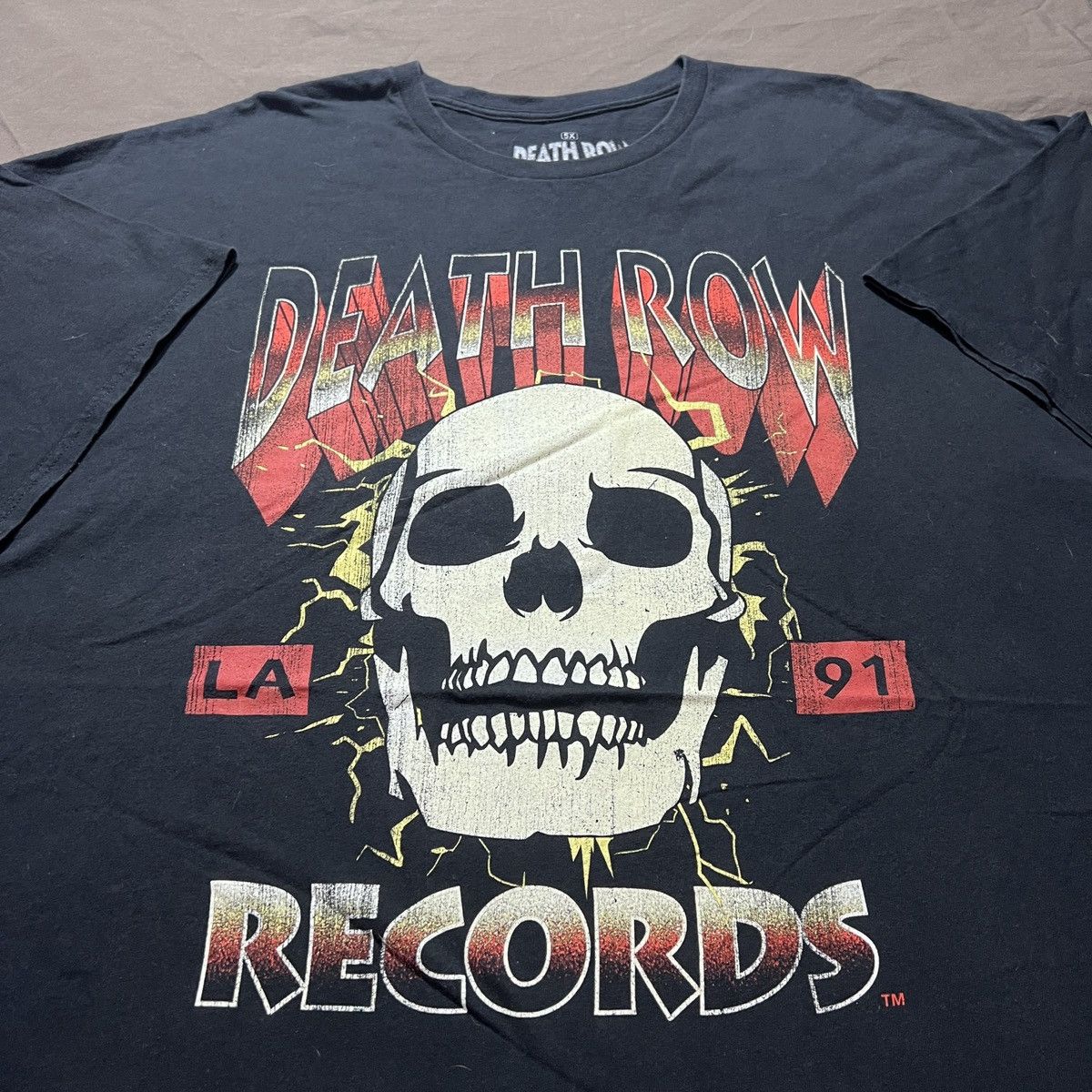 Rap Tees Death Row Records Promo Tee 5XL oversized Size US XXL / EU 58 / 5 - 2 Thumbnail