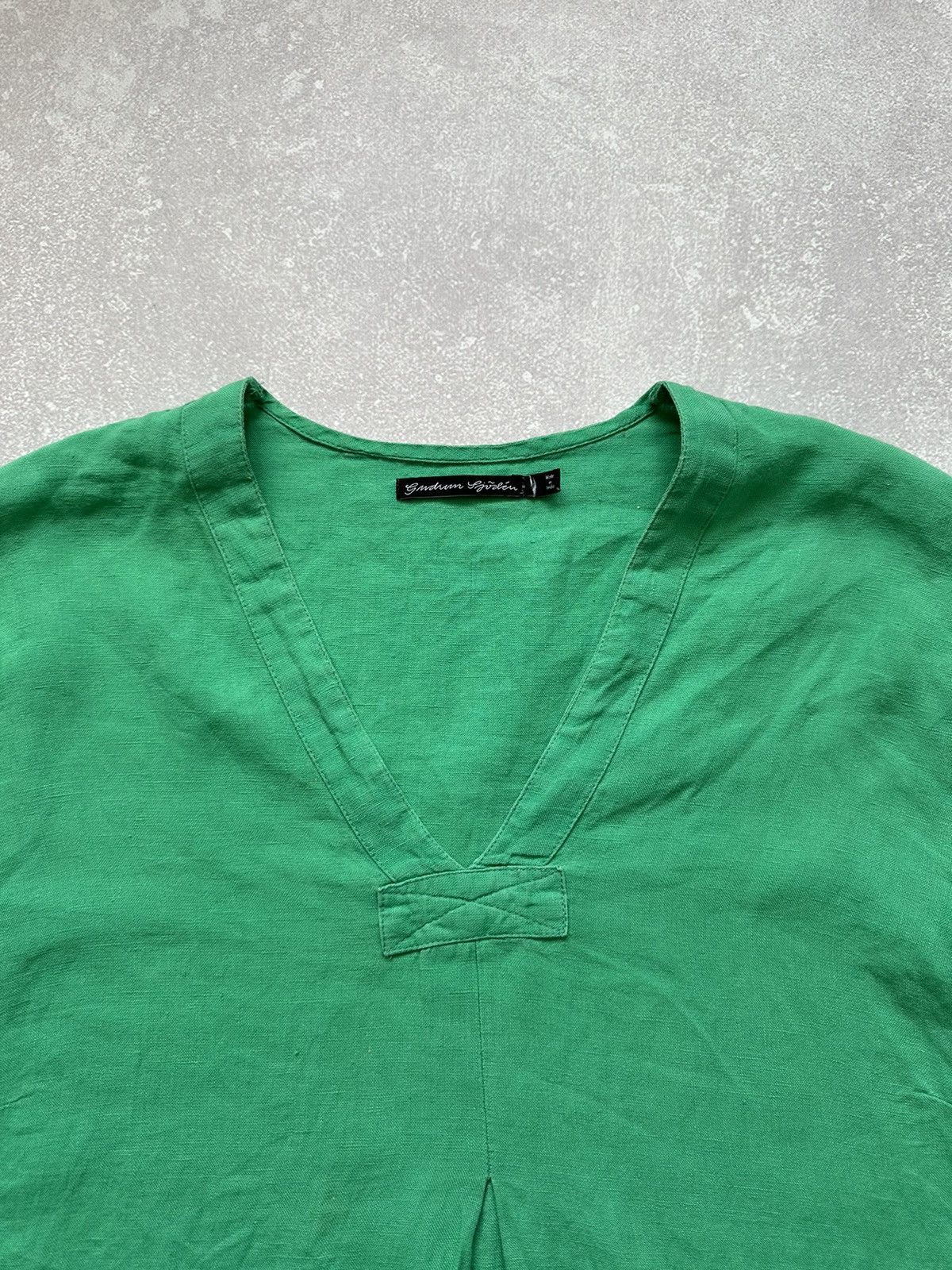 Gudrun Sjoden Women dress Gudrun Sjoden bid one size green India 100% Lin Size XL / US 12-14 / IT 48-50 - 6 Thumbnail