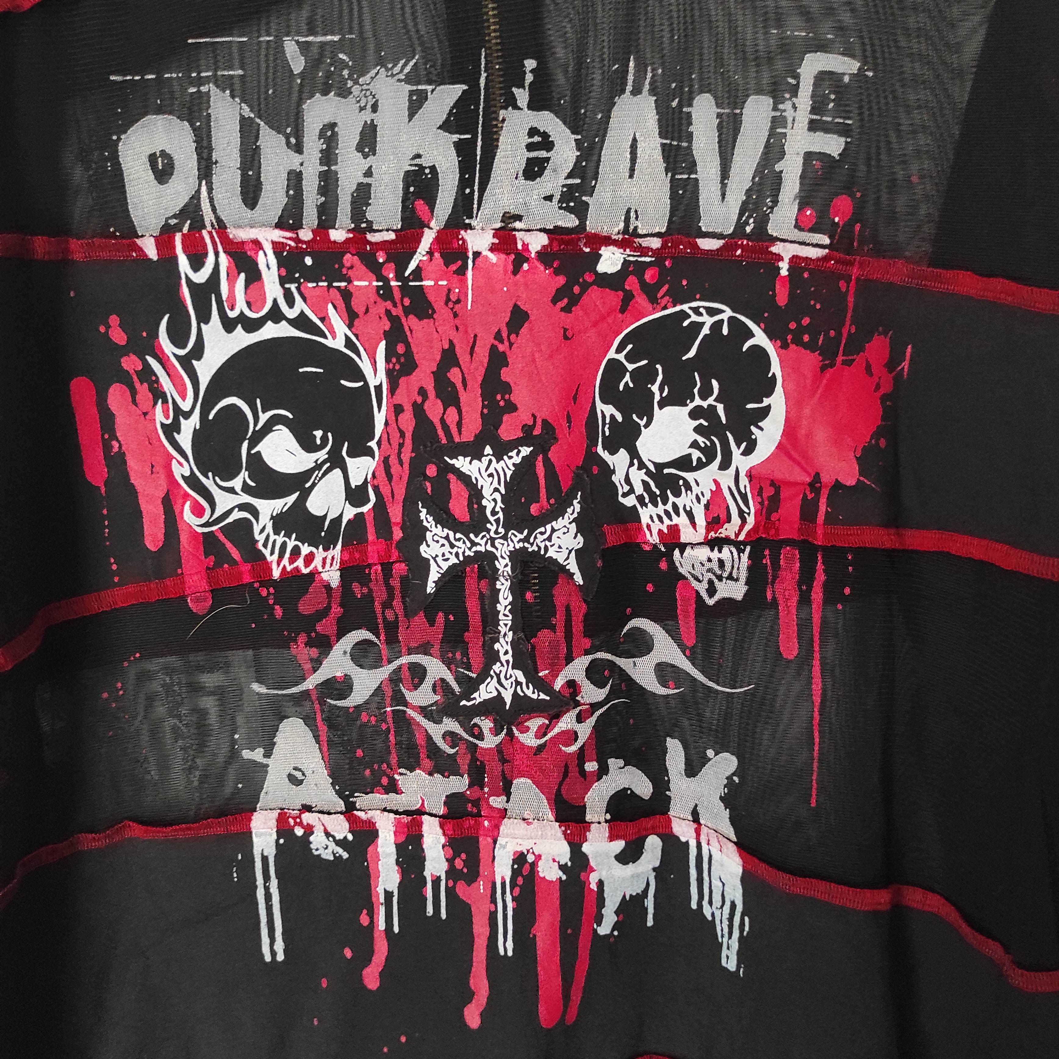 14th Addiction Punk Rave Attack Mesh Hoodie Size US M / EU 48-50 / 2 - 8 Thumbnail