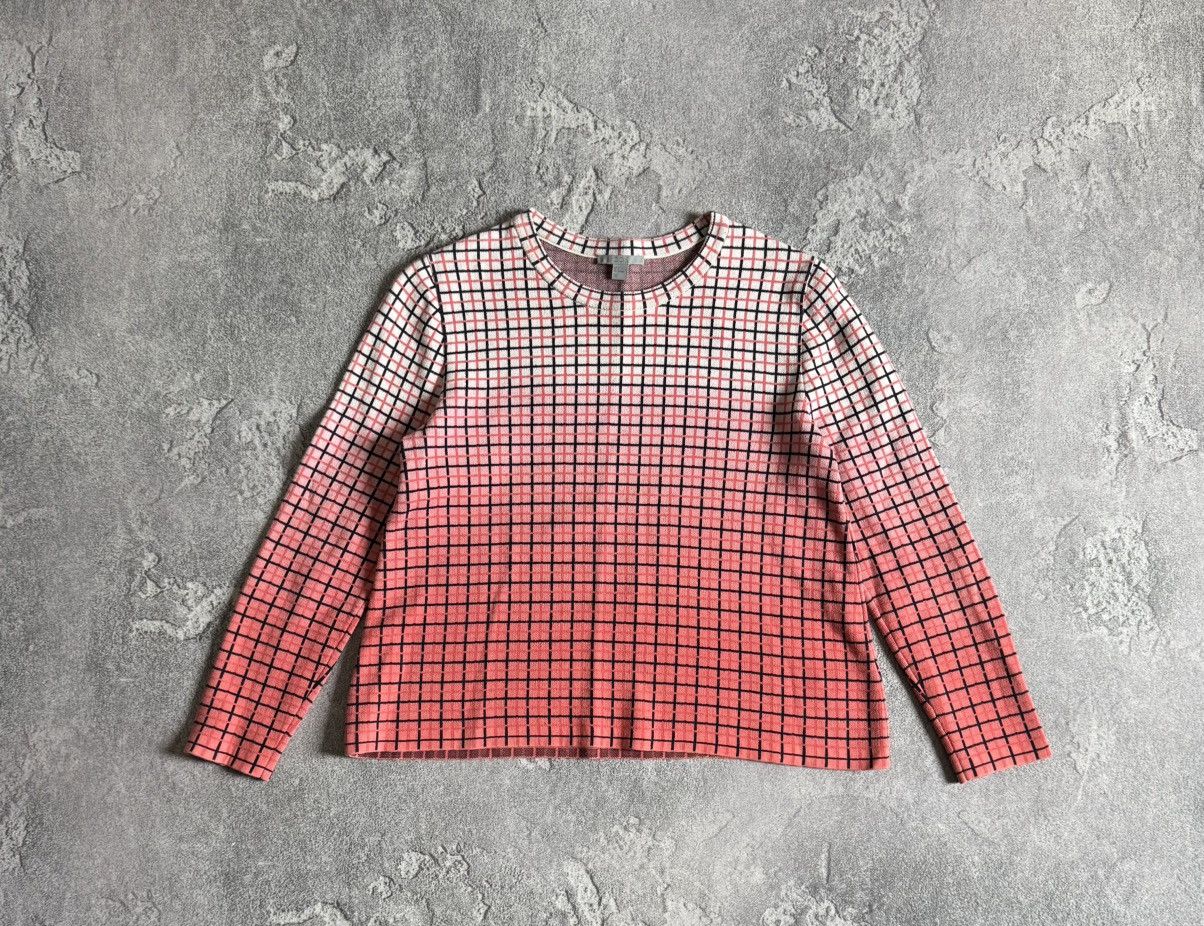 Cos × Designer COS S multicolour Chekered sweater jumper pullover knitwear Size S / US 4 / IT 40 - 10 Thumbnail