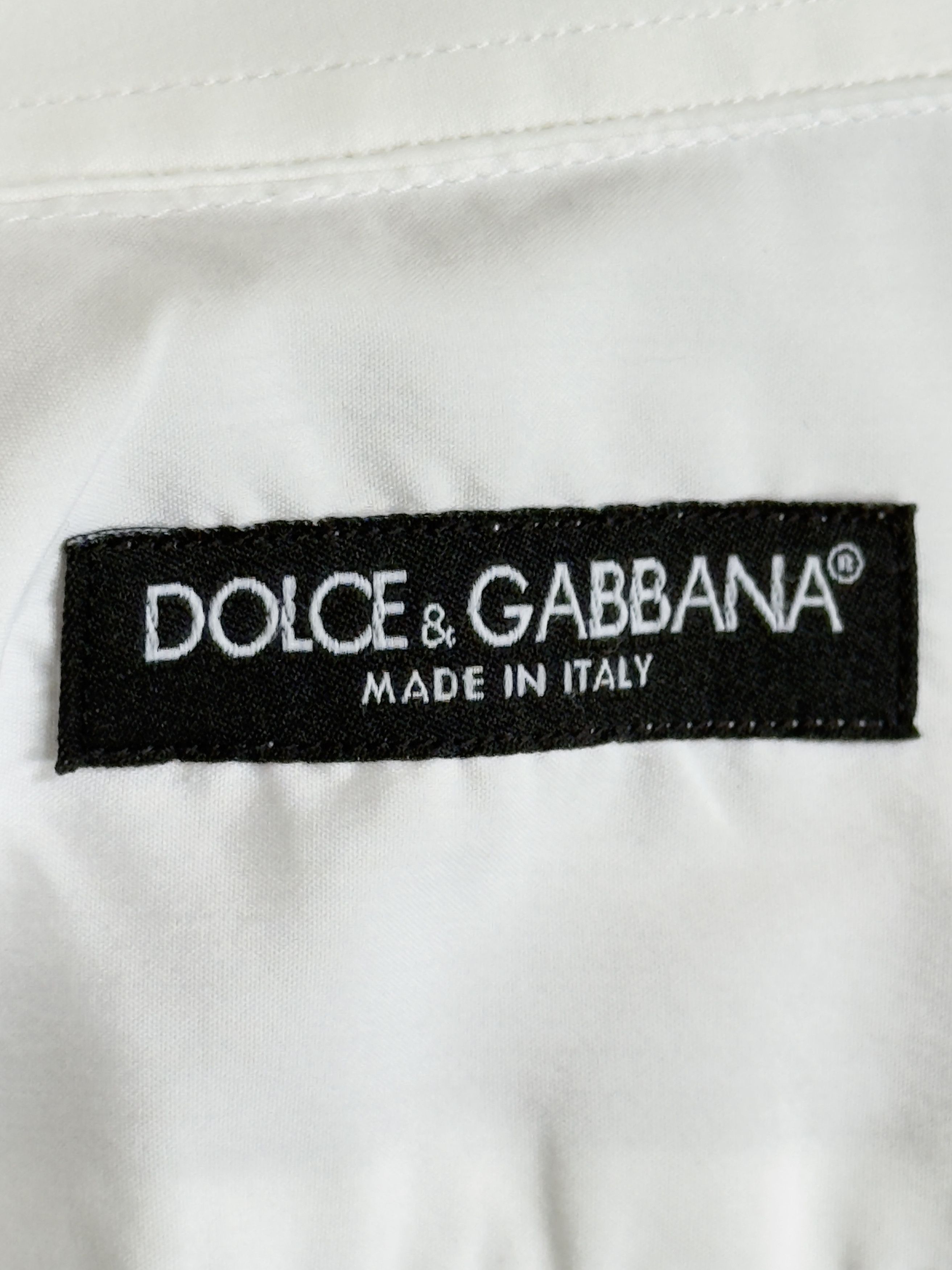 Dolce & Gabbana 🔥 dolce gabbana gentlemen smoking white shirt size xl Size US XL / EU 56 / 4 - 7 Thumbnail