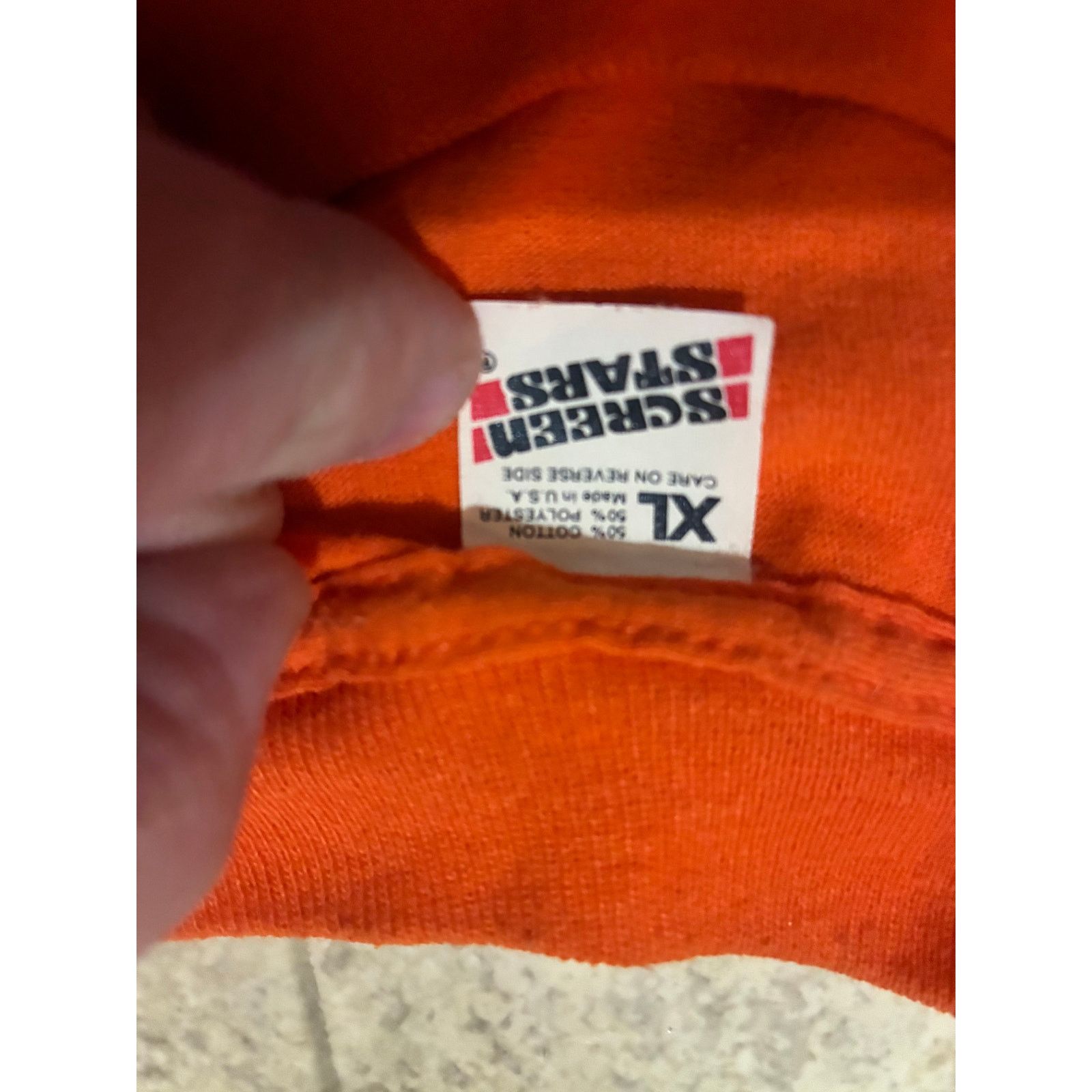 Other Vintage 1989 Fighting Illini Orange XL T-Shirt Screen Stars Size US XL / EU 56 / 4 - 5 Thumbnail