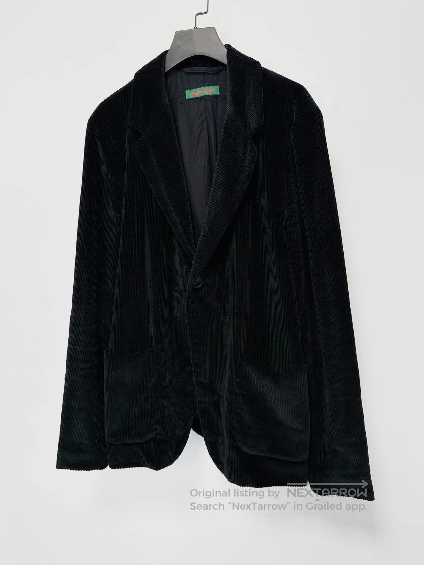 Casey Casey Casey Casey Black Corduroy Blazer. Size US M / EU 48-50 / 2 - 3 Thumbnail