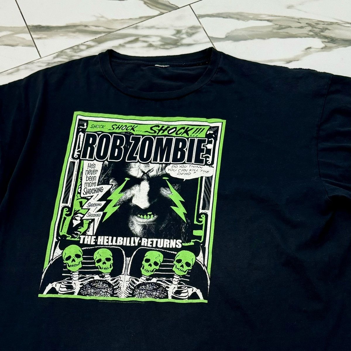 Band Tees × Vintage ROB ZOMBIE TEE! Size US XXL / EU 58 / 5 - 3 Thumbnail