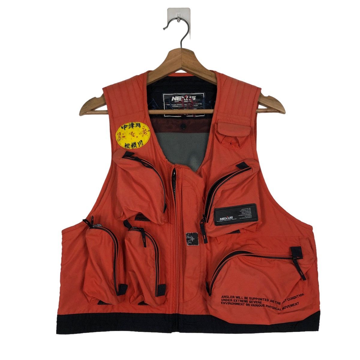 Japanese Brand 🔥Vintage Utility Vest Multi Pocket Cargo Nexus Japan Size US L / EU 52-54 / 3 - 1 Thumbnail
