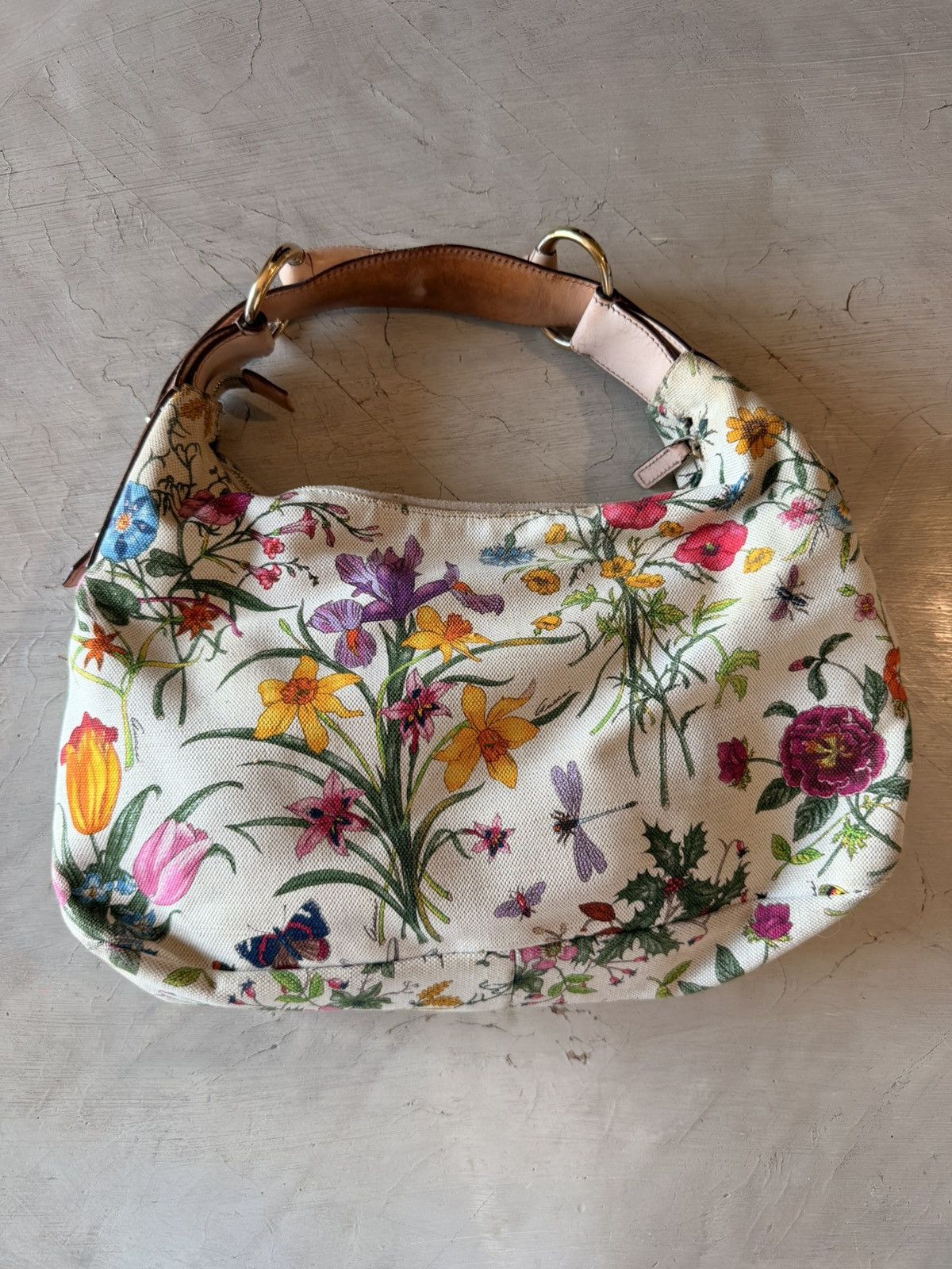 Gucci Authentic Gucci Flora Pelham Hobo Bag Size ONE SIZE - 2 Thumbnail