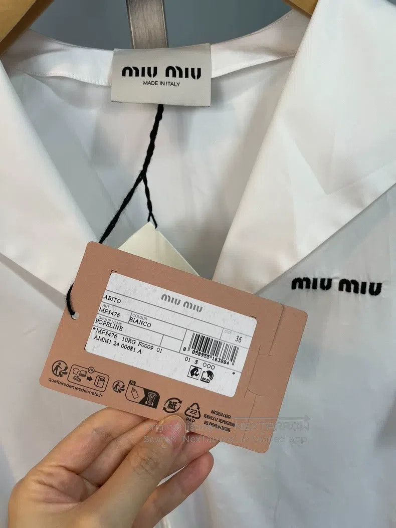 Miu Miu Miu Miu 36 Women's navy dress Size XS / US 0-2 / IT 36-38 - 9 Thumbnail