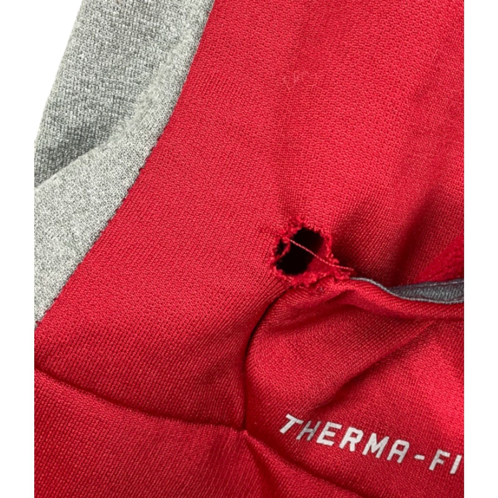 Nike Nike Therma-Fit Pullover Hoodie Sweatshirt Men Adult Medium Pouch Pocket Red Gray Logo Size US M / EU 48-50 / 2 - 6 Thumbnail