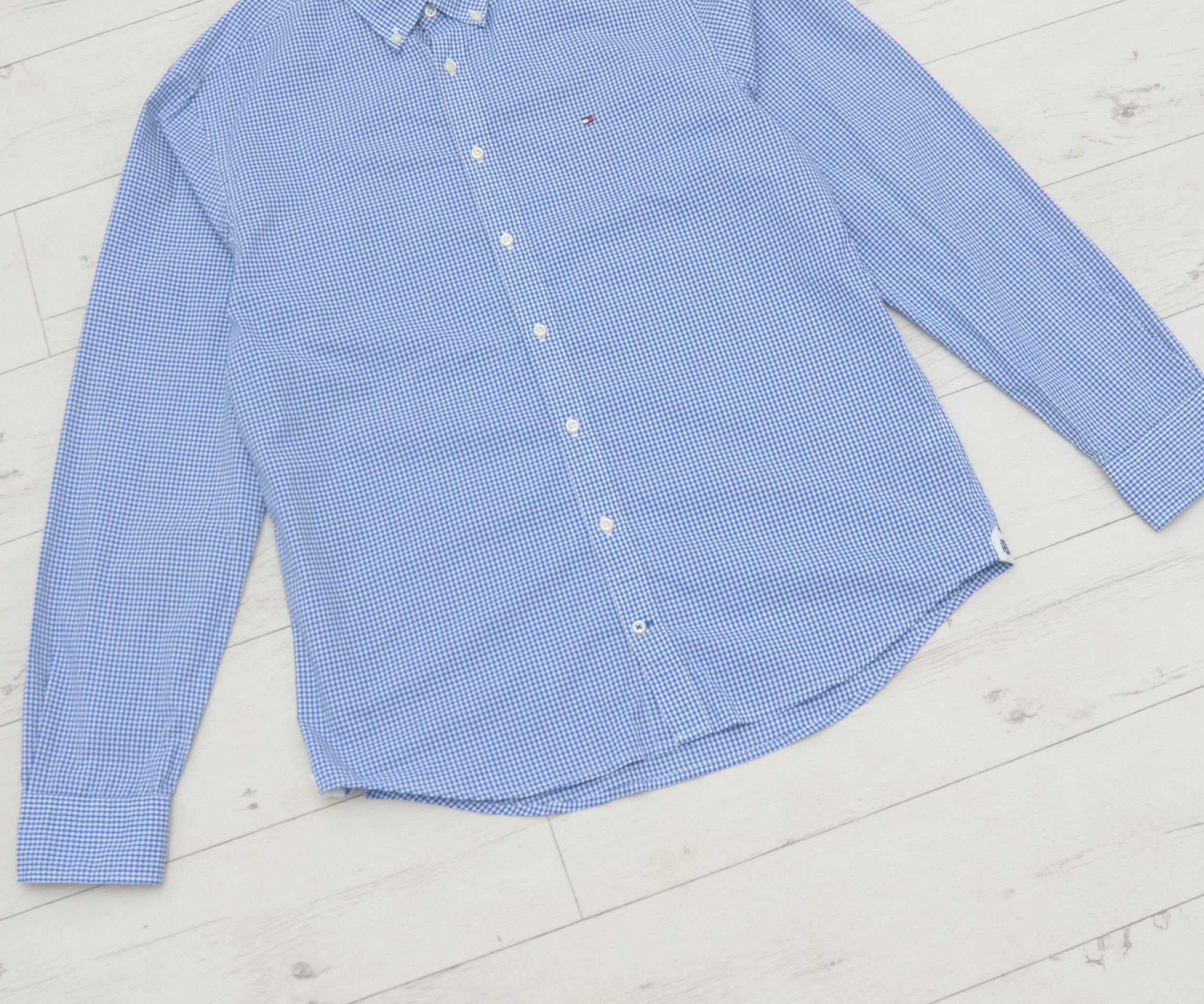 Tommy Hilfiger × Vintage Tommy Hilfiger long sleeved Check Shirt Blue Size US L / EU 52-54 / 3 - 4 Thumbnail