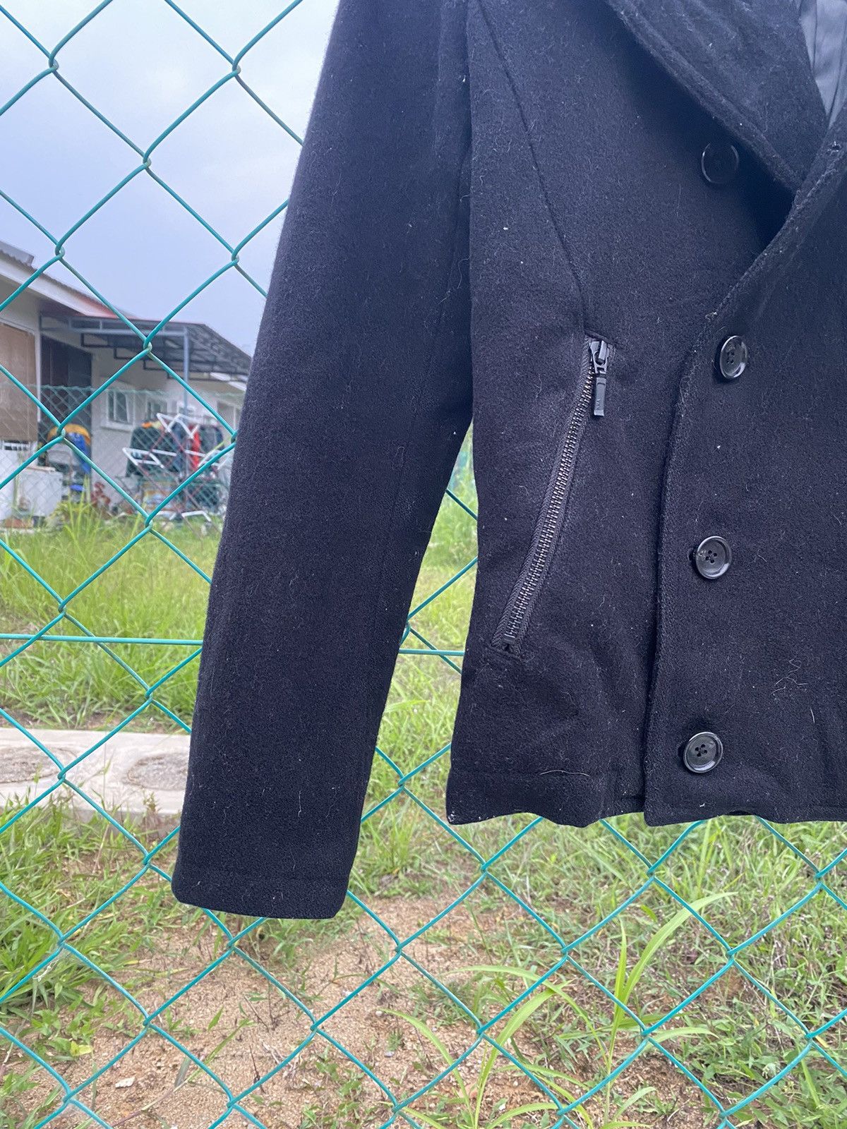 Tornado Mart Tornado Mart Double Breasted Wool Coat Size S / US 4 / IT 40 - 4 Thumbnail