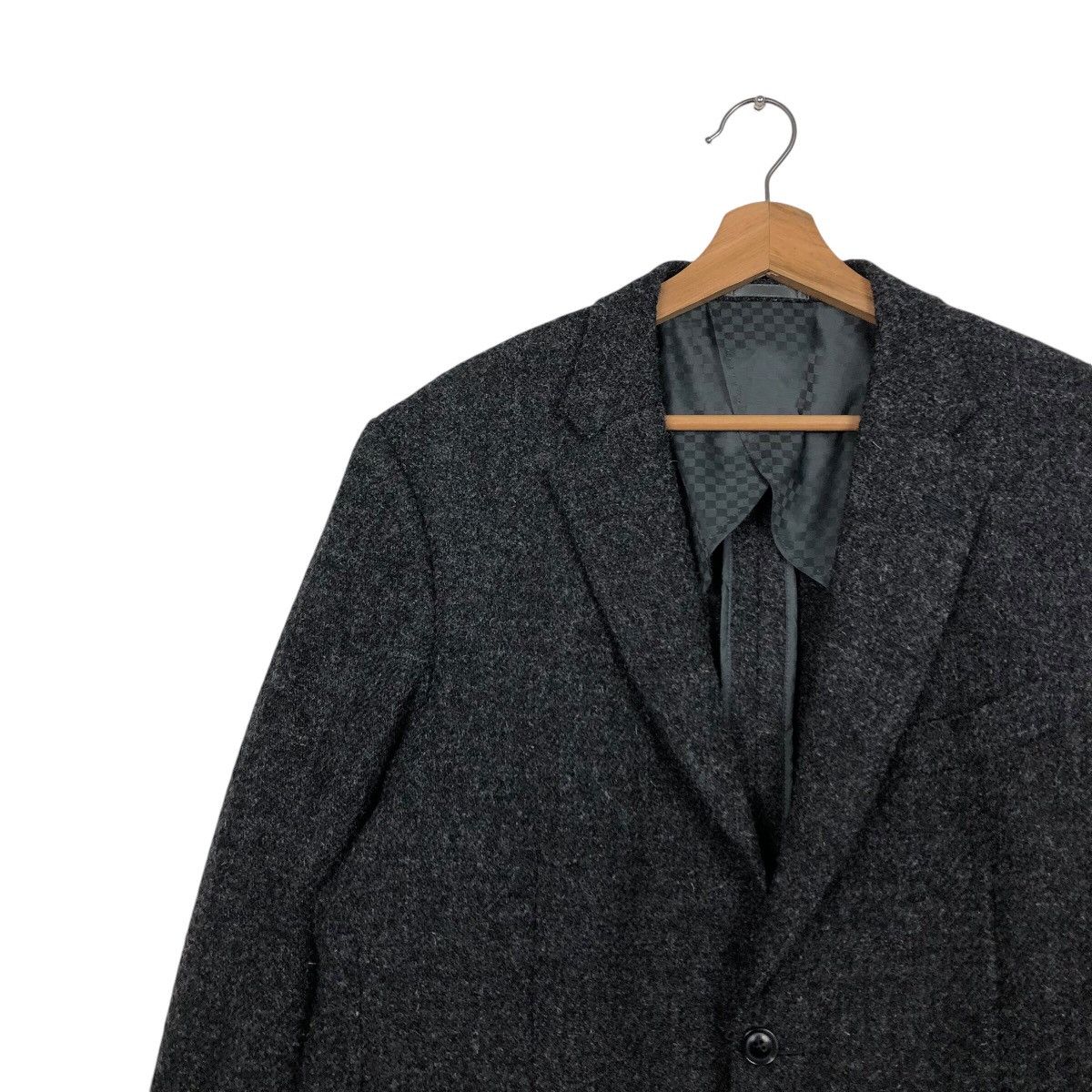 Harris Tweed 📌Vintage Wool Jacket Hand Woven Harris Tweed Herringbone Size US L / EU 52-54 / 3 - 8 Thumbnail