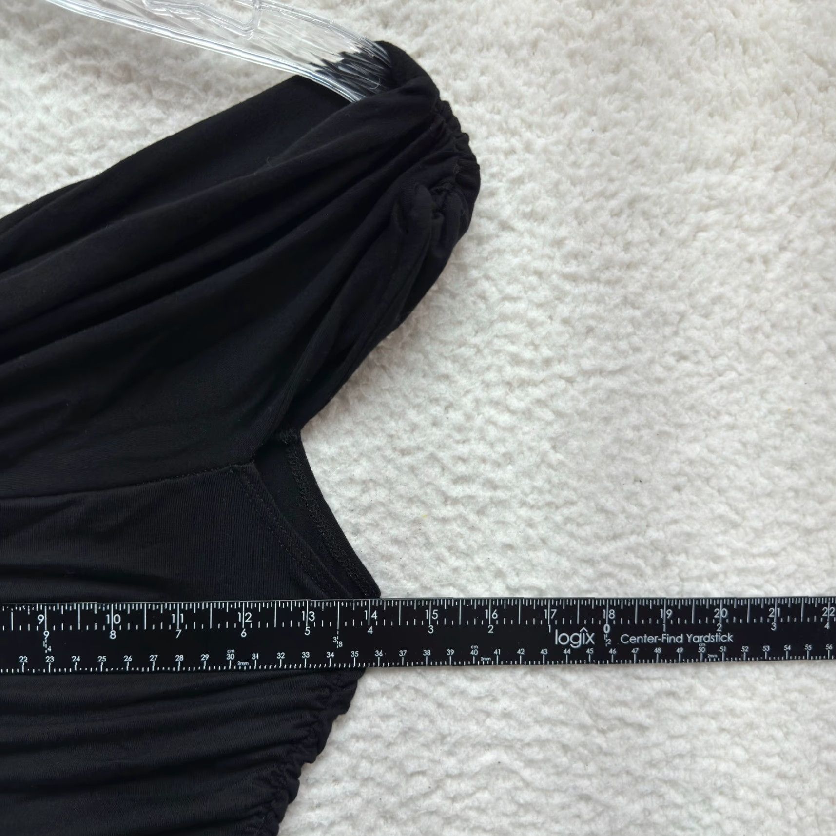 Reformation VINTAGE? Reformation Mini Dress XS Little Black Dress LBD Off Shoulder Ruched Cocktail Size XS / US 0-2 / IT 36-38 - 4 Thumbnail