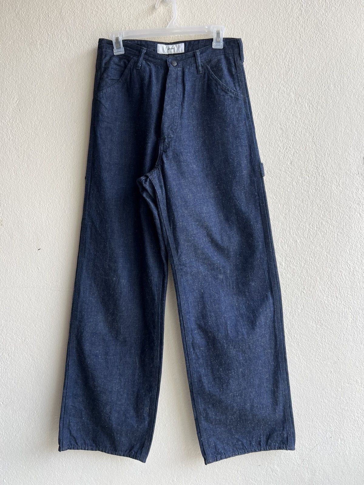 Freewheelers APACHE Japan Indigo Blue Denim Loose Military Work Jeans Size US 29 - 1 Thumbnail