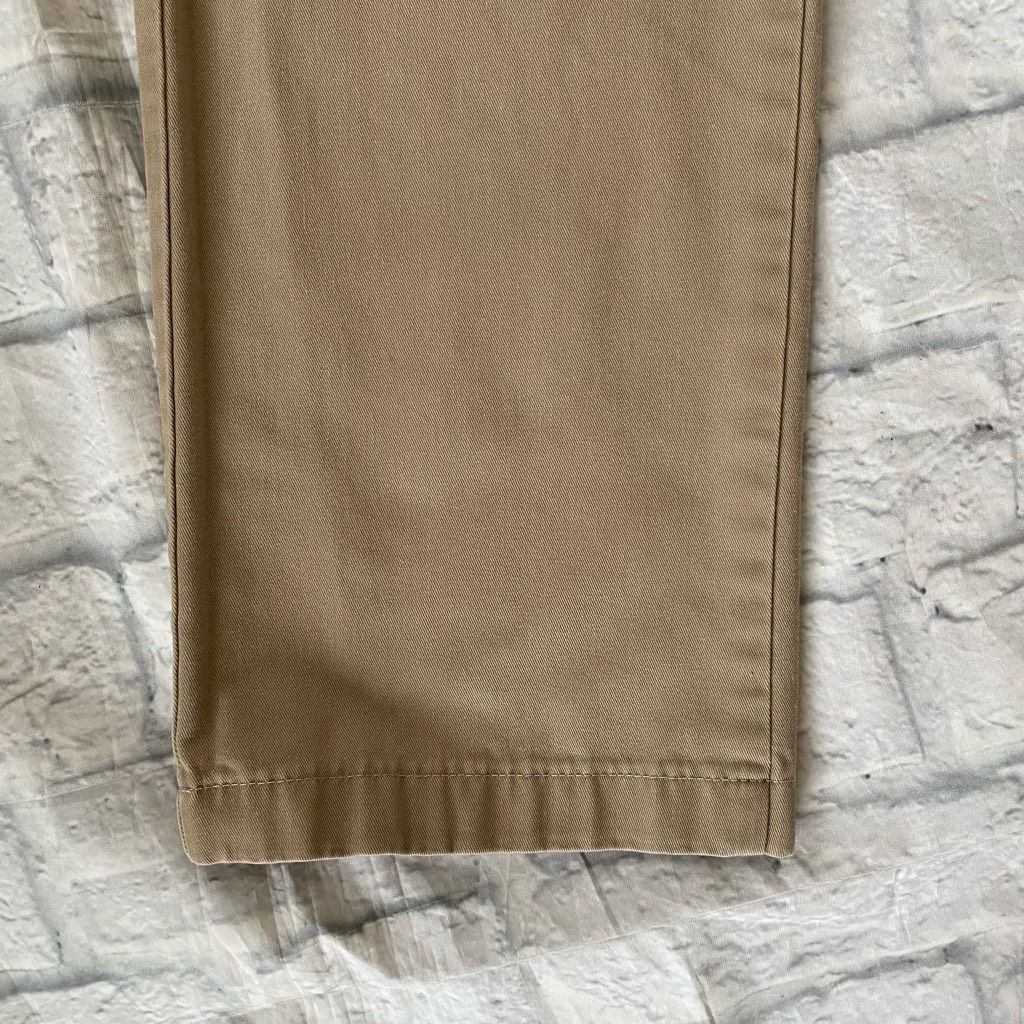 Lands' End Lands End men 30/30 cotton blend flat front tan chinos Size US 30 / EU 46 - 2 Thumbnail