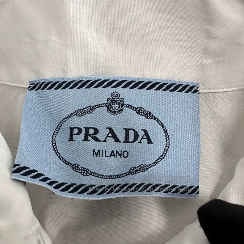 Prada Prada Colour-blocked medium-length long-sleeved dress Size XXS / US 00 / IT 34 - 3 Thumbnail