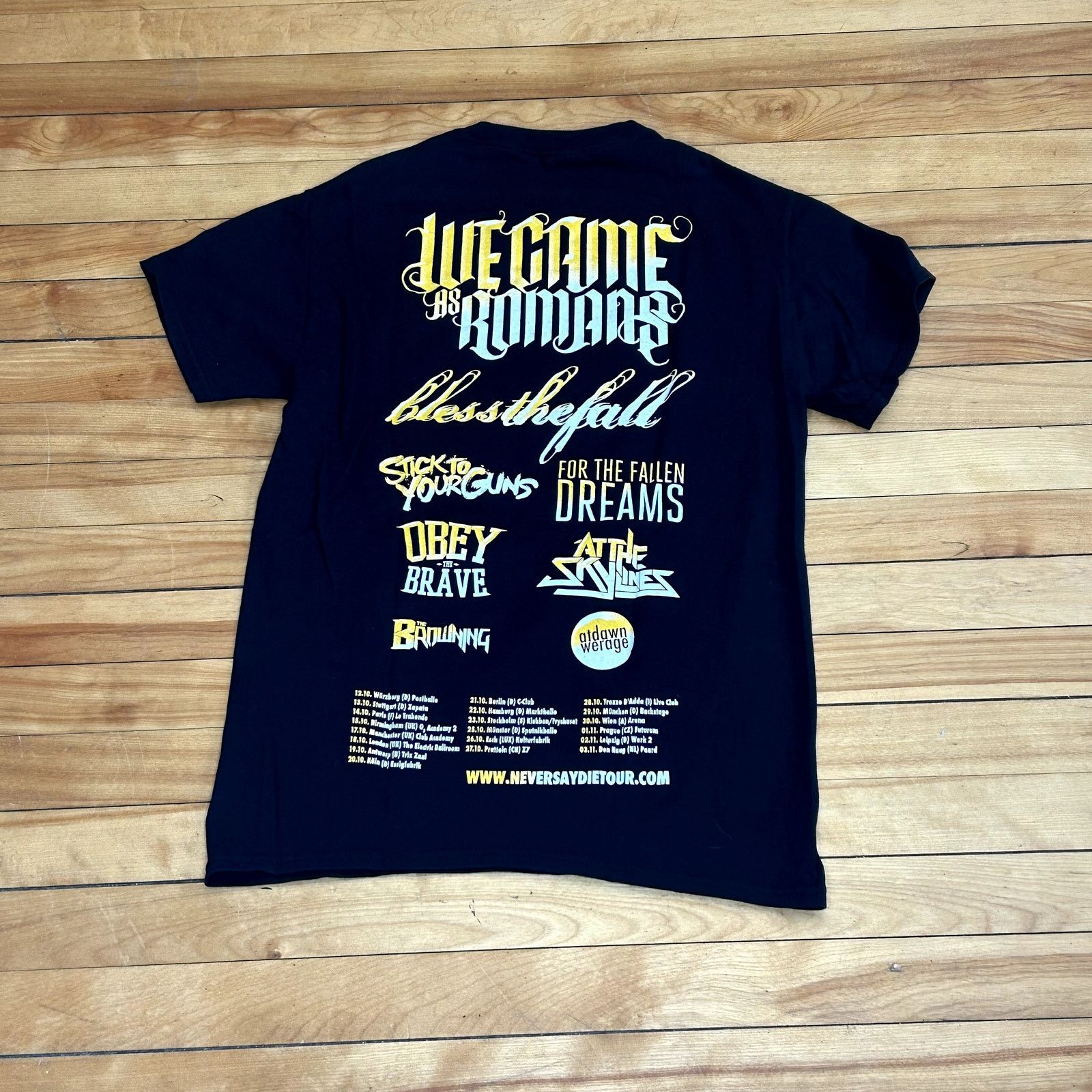 Gildan Y2K Imperigon Never Say Die Concert Shirt Small Size US S / EU 44-46 / 1 - 6 Thumbnail