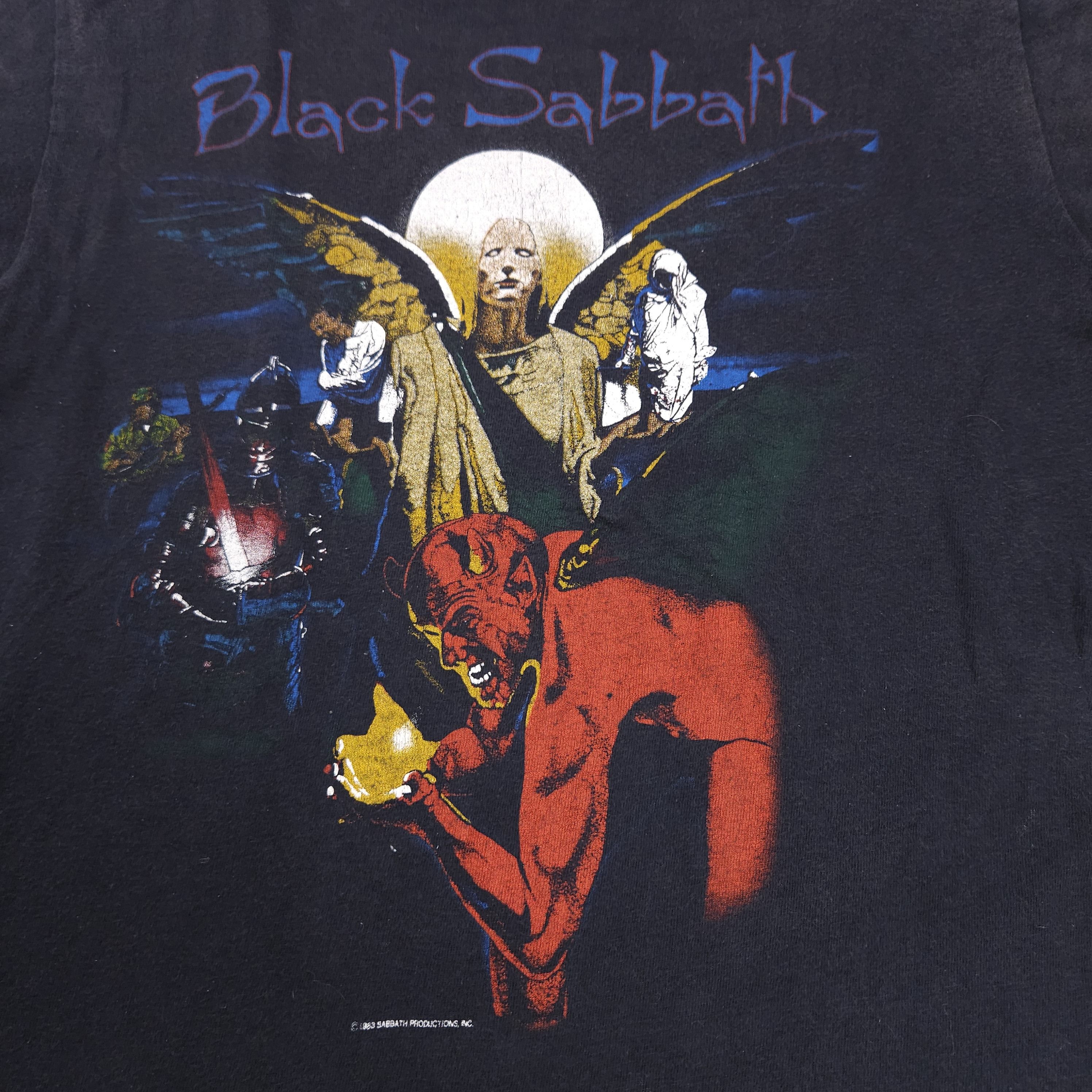 Ozzy Osbourne Black Sabbath Born Again Tour 1983 M Ozzy Vtg ORIGINAL Angel Size US L / EU 52-54 / 3 - 2 Thumbnail