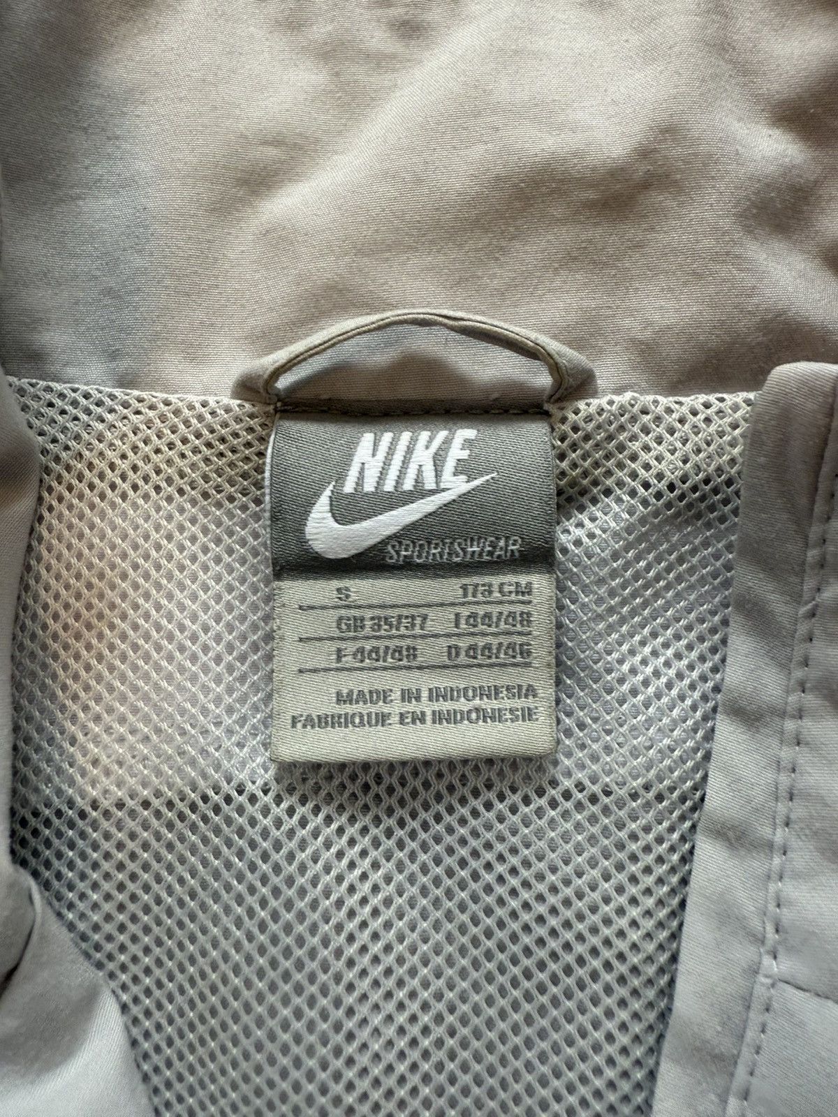 Nike × Vintage 90’s NIKE RARE LOGO Y2K SWOOSH RETRO NYLON ZIP JACKET Size US M / EU 48-50 / 2 - 4 Thumbnail