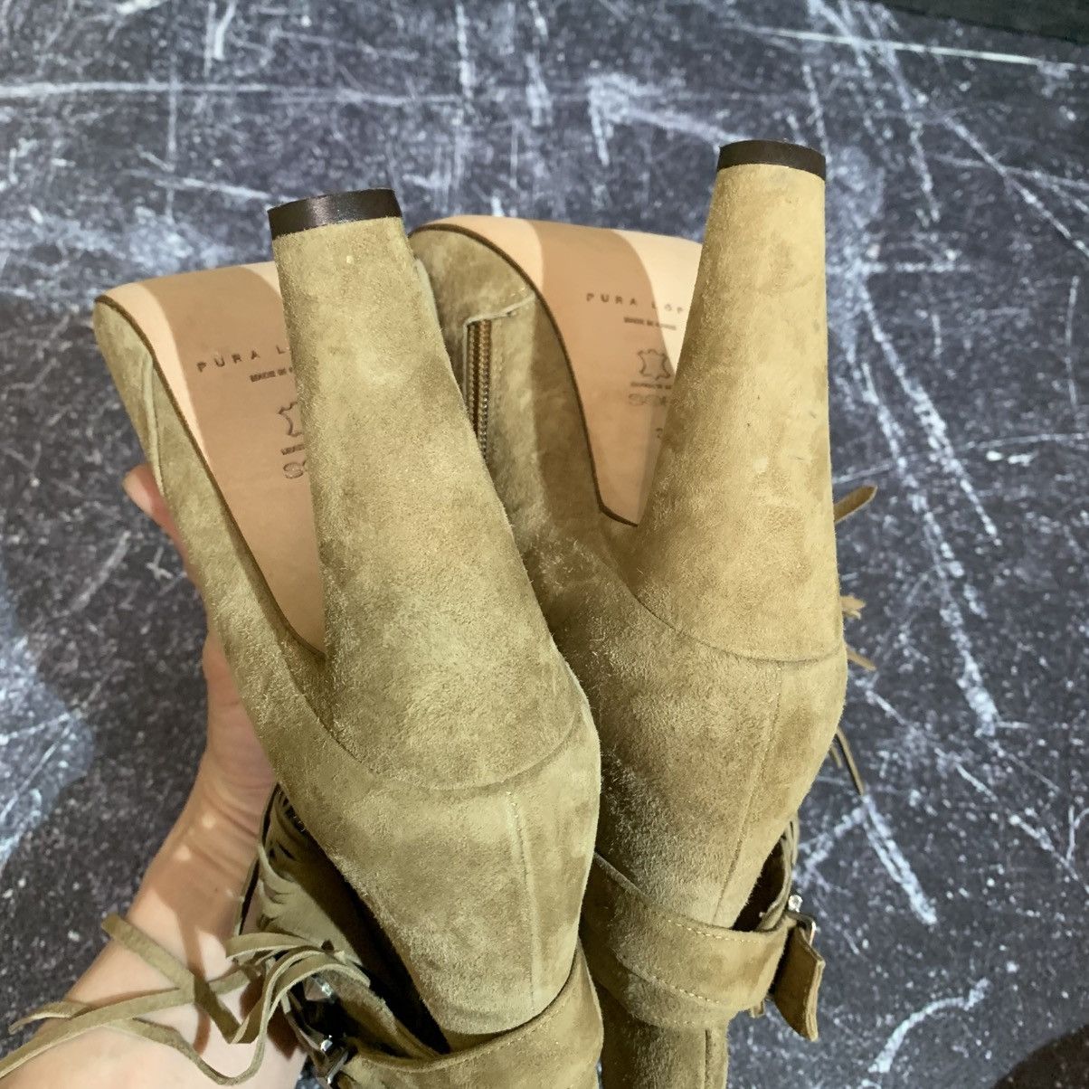 Other PURA LOPEZ SUEDE ANKLE HEELS SIZE 37 Isabel Marant Style Size US 7 / IT 37 - 22 Thumbnail
