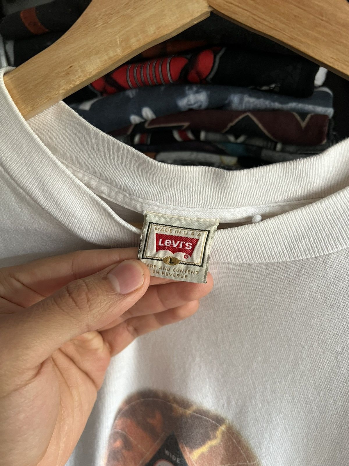 Levi's 90s Levi’s Wide Leg WL Triangle Jeans Promo Tee Size US L / EU 52-54 / 3 - 3 Thumbnail