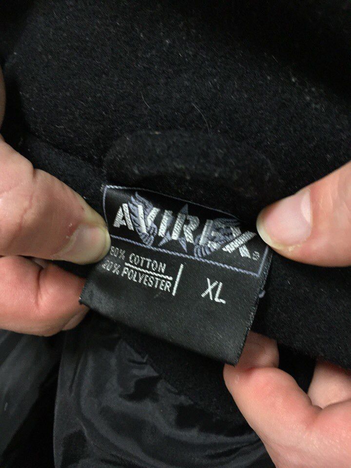 Avirex AVIREX jacket, black, vintage coat, 90s old school size XL Size US XL / EU 56 / 4 - 6 Thumbnail