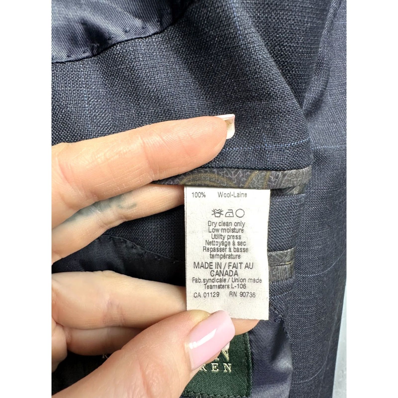 Polo Ralph Lauren Polo Ralph Lauren Vintage Blazer Jacket Wool Mens XXL Blue 2XL Check Wool Blazer Mens Size US XXL / EU 58 / 5 - 6 Thumbnail