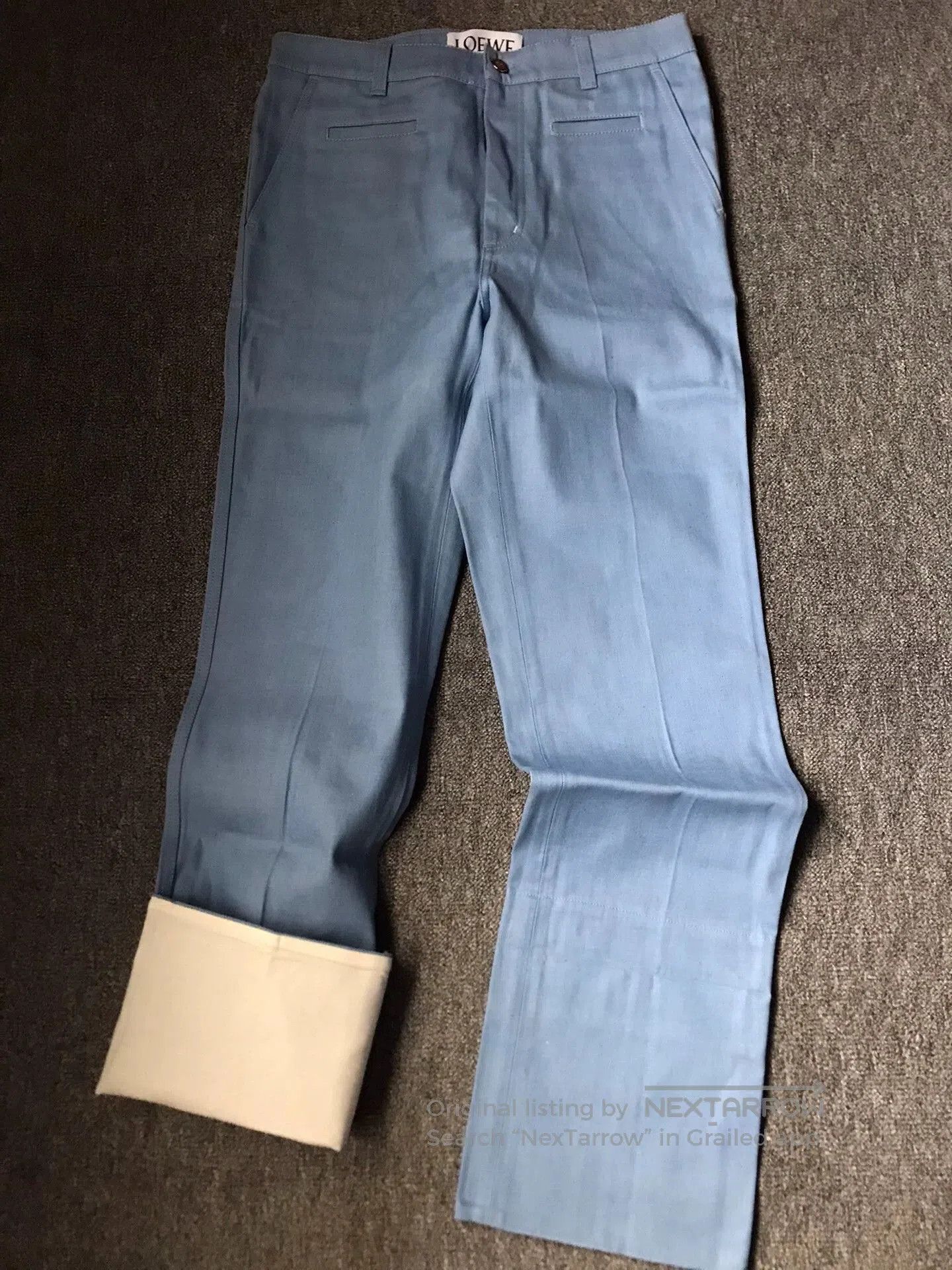 Loewe Blue Casual Pants Size 38. Size US 38 / EU 54 - 1 Thumbnail