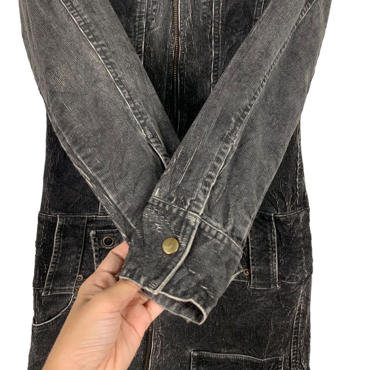 Japanese Brand MAITRESSE Corduroy Overcoat Jacket #0101-C6 Size S / US 4 / IT 40 - 14 Thumbnail