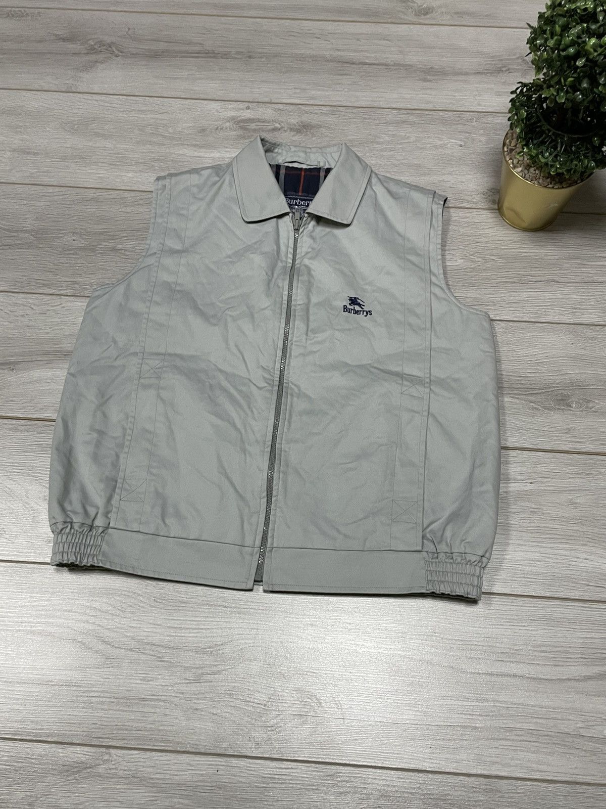 Burberry Burberry London vest dark blue nova check zip Size US M / EU 48-50 / 2 - 3 Thumbnail