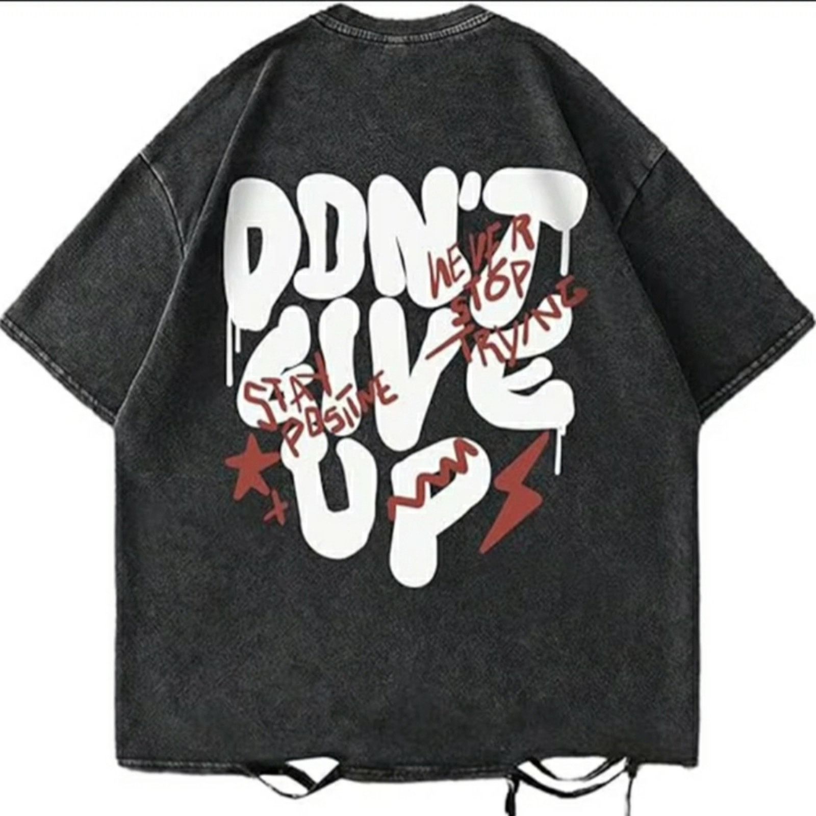 Other Ripped Don't Give Up Tee Size US M / EU 48-50 / 2 - 1 Thumbnail