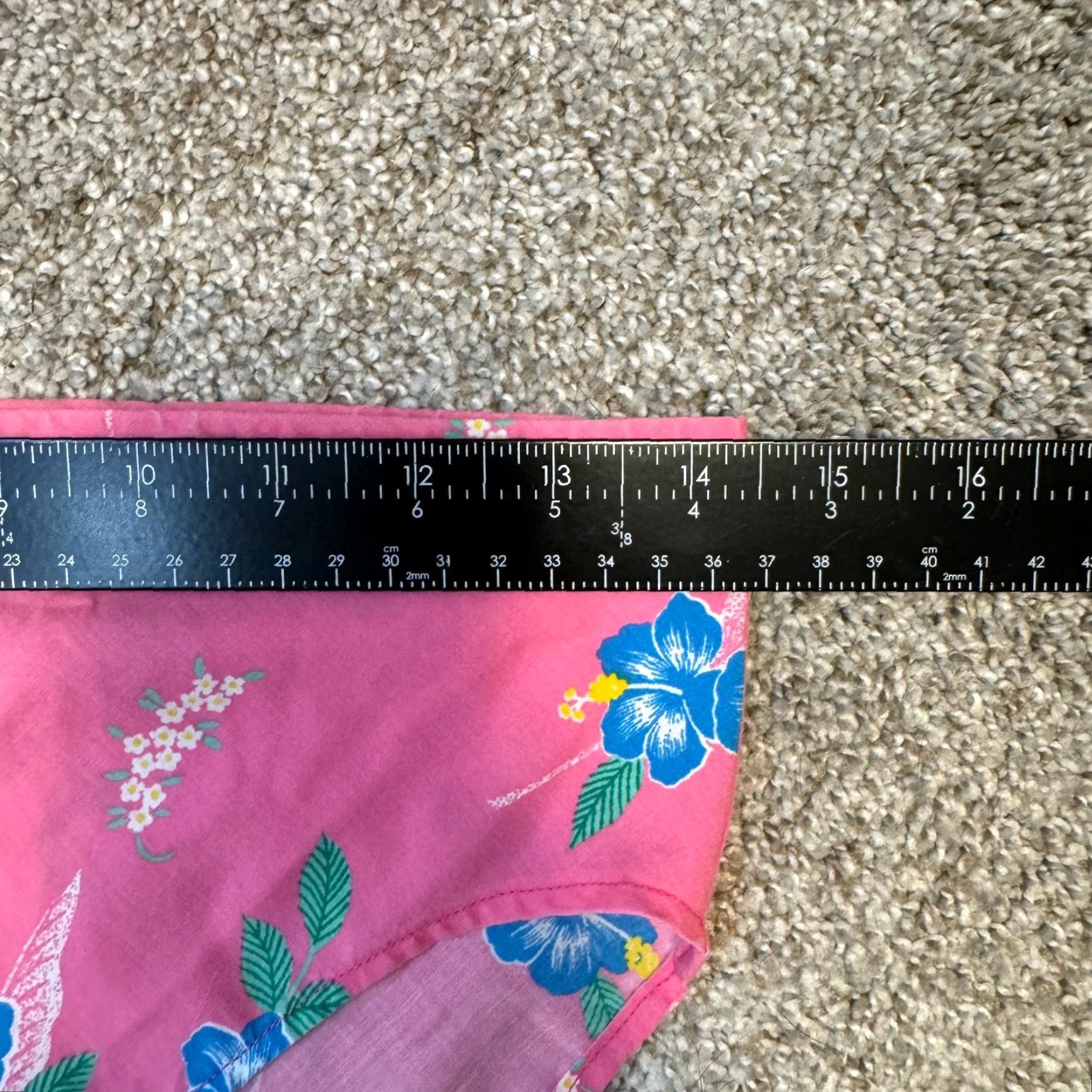 Vintage VINTAGE Bikini Swimsuit XS Pink Floral Cotton Strapless Retro Mod Handmade Size ONE SIZE - 4 Thumbnail