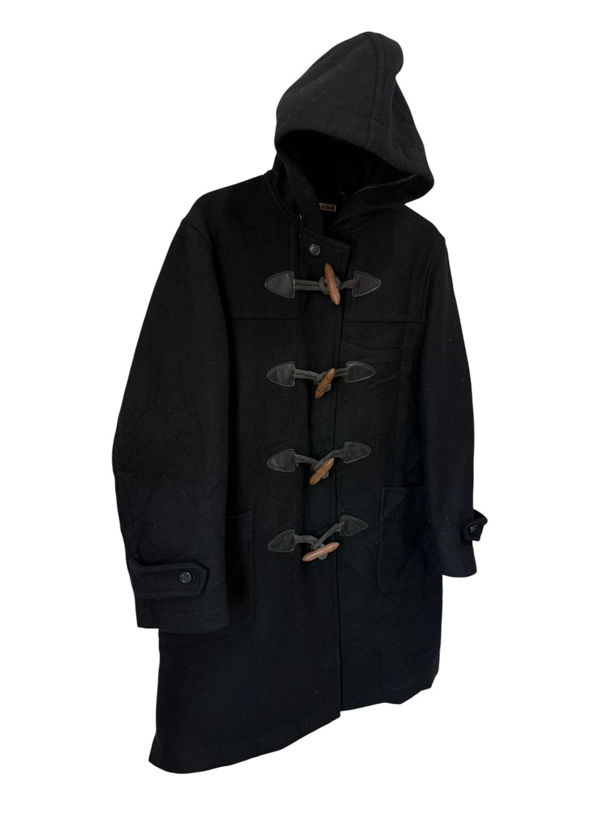 Japanese Brand VAN JAC Duffel Coat Mens Wool Jacket Size US L / EU 52-54 / 3 - 2 Thumbnail