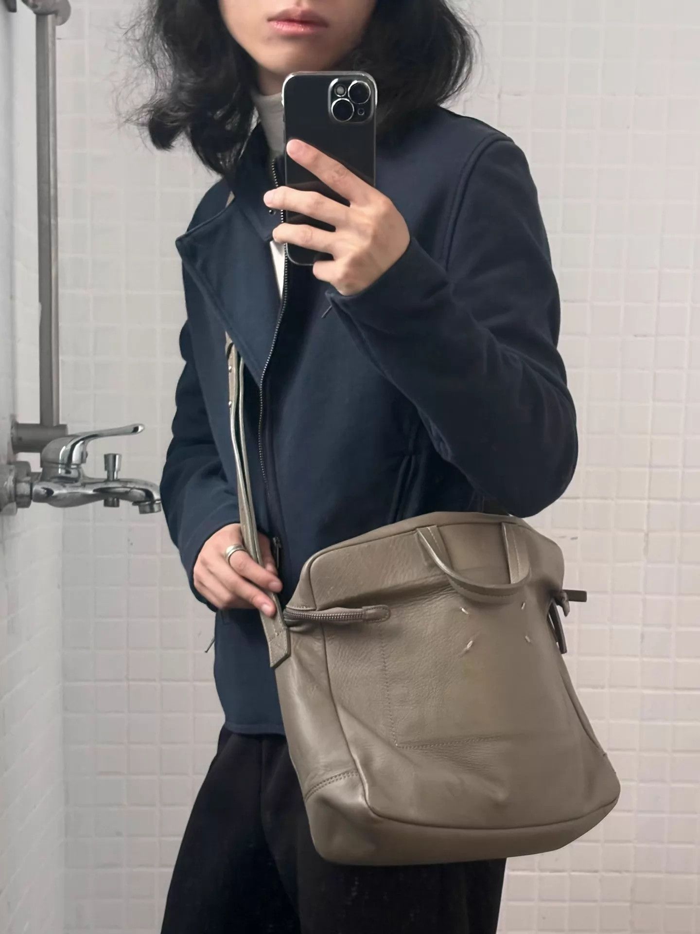 Maison Margiela Maison Margiela SS15 Extended Zip Messenger Bag Brown Size ONE SIZE - 2 Thumbnail